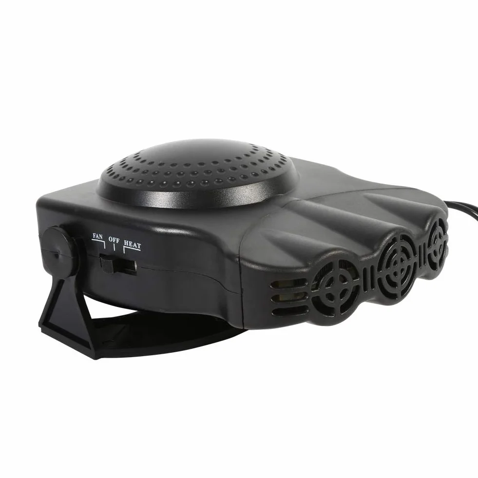 Ogrzewanie samochodowe 12V, urządzenia do ciepłego powietrza w samochodzie, grzałka samochodowa, odmrażacz szyb 12V, grzałka samochodowa, 12V 150W, 2 w 1, grzałka pojazdu samochodowego, chłodnica