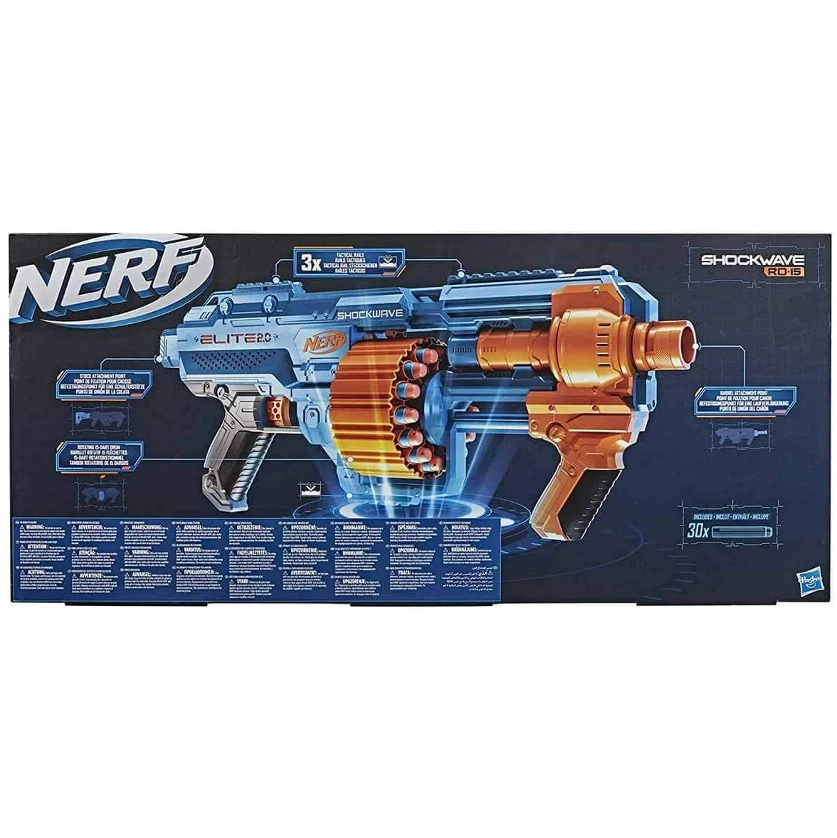 Nerf E9527Eu4 Elite 2.0 Shockwave E9527 ,Standardowe ,Standard