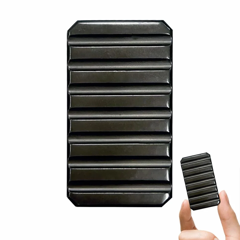 OBEST Metal Poker Fidget Slider, Zabawka Slider Shaker, Metal Poker Push Card Fidget Slider, Anti-Stress dla dorosłych Lęk Magnetyczny Haptic na stres lękowy