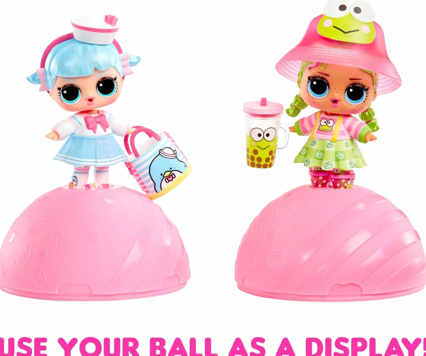 L.O.L. Surprise! Loves Hello Kitty and Friends Tots – Zestaw Zawiera 1 Laleczkę ze Strojami i Akcesoriami, w Opakowaniu w Kształcie Hello Kitty. Opakowanie-niespodzianka. Zbierz wszystkie 8 laleczek
