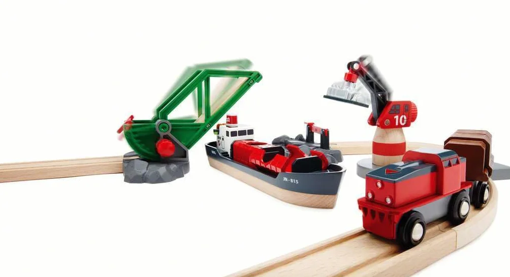 Brio 63306100 Port Przeładunkowy (63306100) Bezpieczna Zabawka Dla Dzieci Powyżej 3 Lat