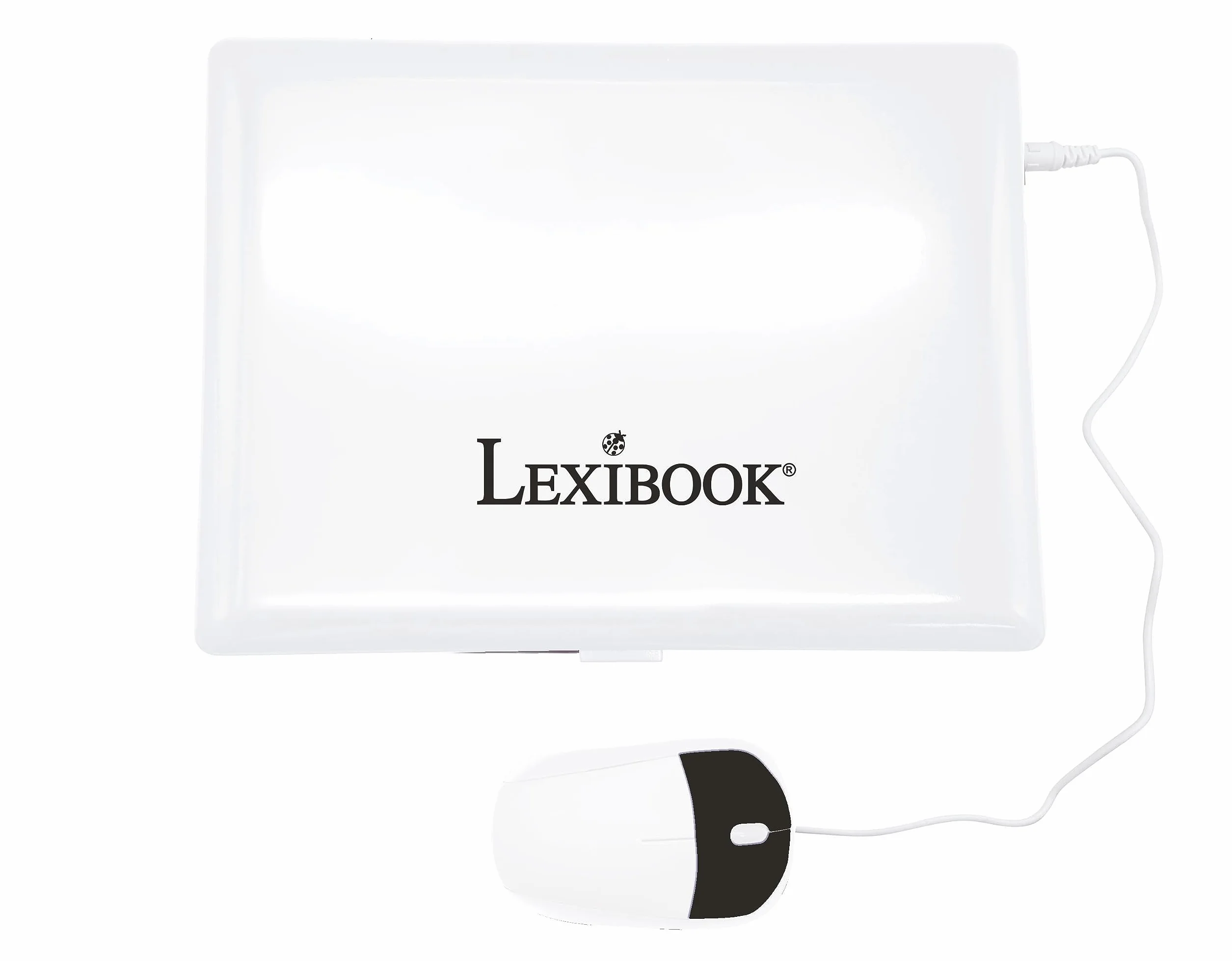 Lexibook, dwujęzyczny laptop edukacyjny, 124 zajęcia językowe, pisanie, matematyka, logika, muzyka i gry, chłopcy i dziewczęta, JC498i1, średni