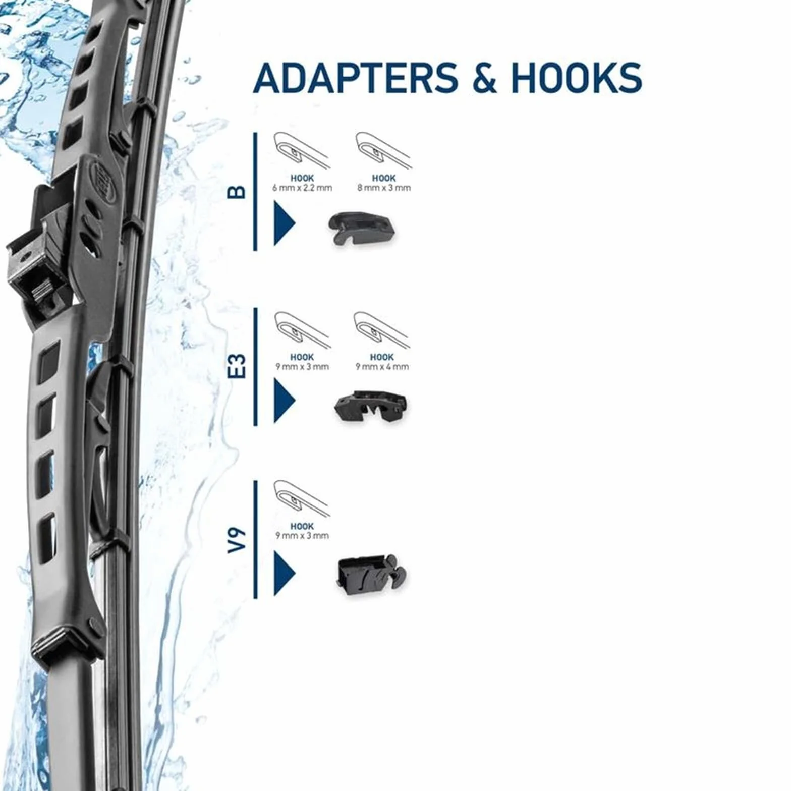 HELLA 9XW 178 878-141 Metal Wiper Pióro wycieraczki - WP35 - Pióro wycieraczki przegubowe (tradycyjne) - dla pojazdu z kierownicą z lewej strony - 14" - 350[mm] - z tyłu - Ilość: 1