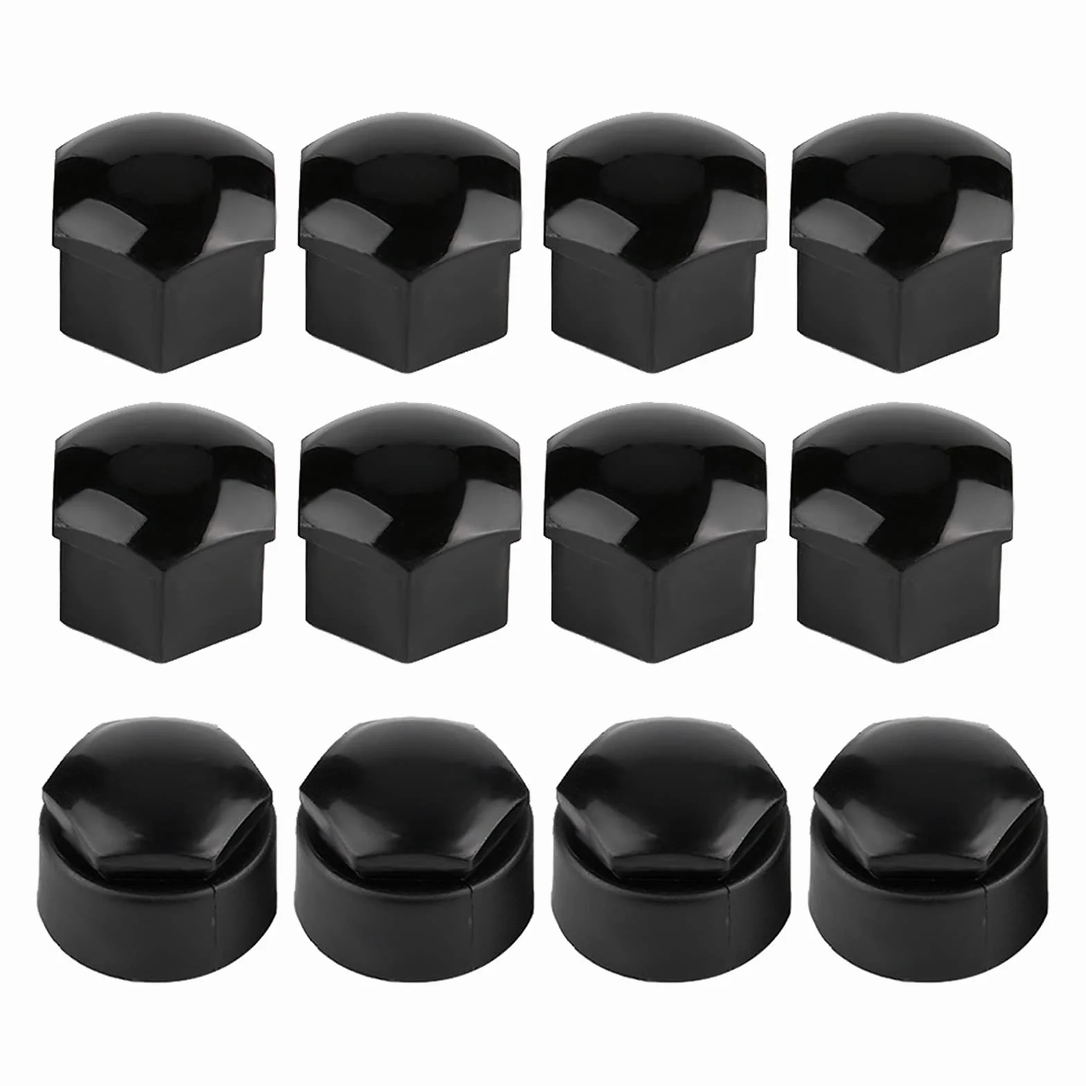 Osłona Przeciwpyłowa Zaślepki Ochronne, Ochrona śrub Koła, Osłona Nakrętki Koła, 20 szt. 17mm Nakrętka Koła Samochodowego Auto Piasta śruba Ochrona Osłona Przeciwkradzieżowa