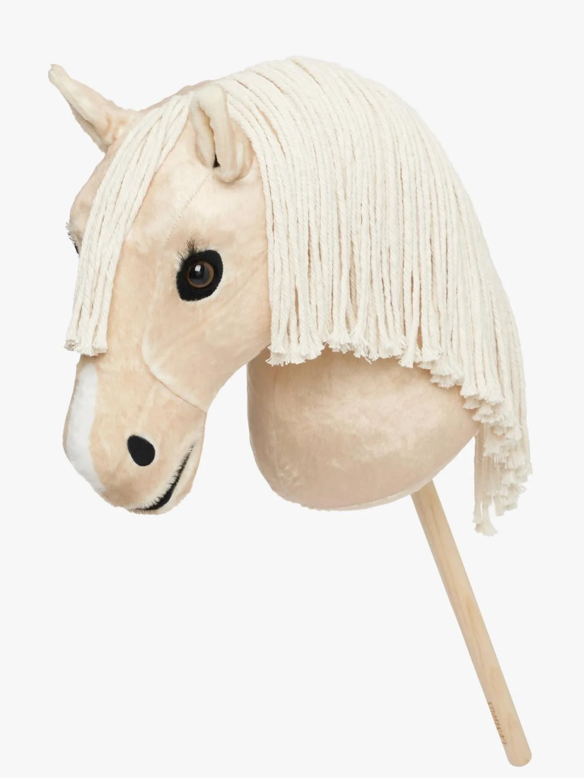 LeMieux Hobby Horse Popcorn - Palomino Show Pony - Realistyczna Głowa - Idealny dla dzieci