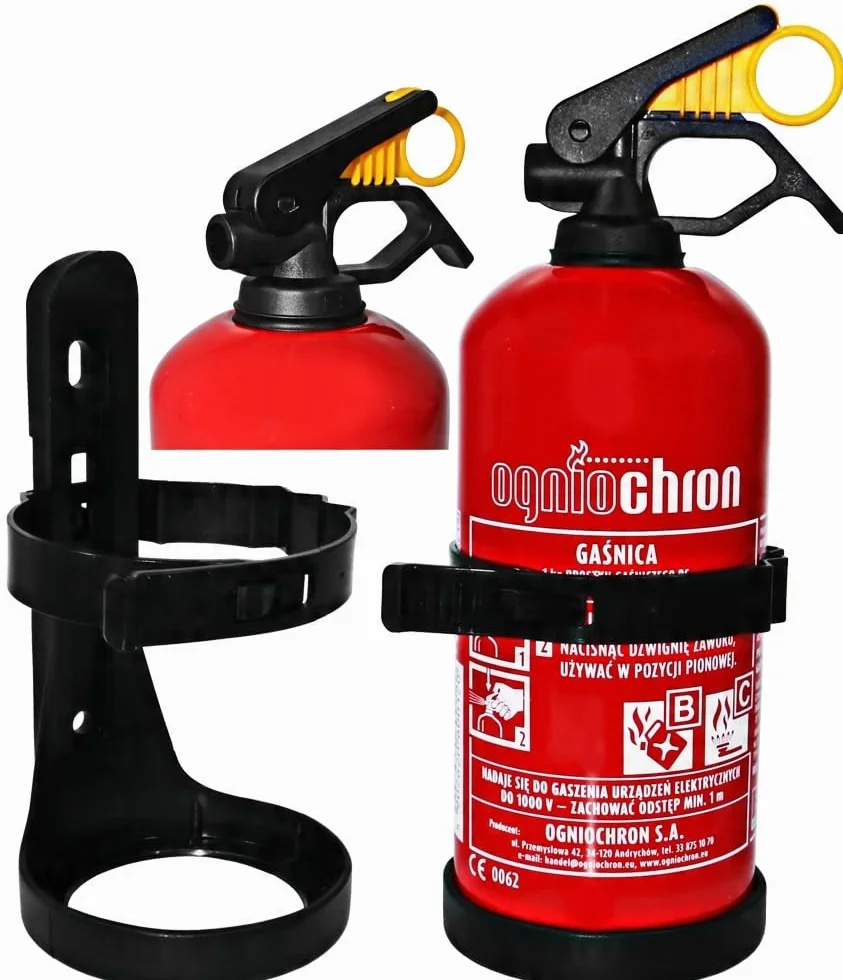 Ogniochron Apteczka Pierwszej Pomocy DIN13164 + Gaśnica 1KG Z Uchwytem