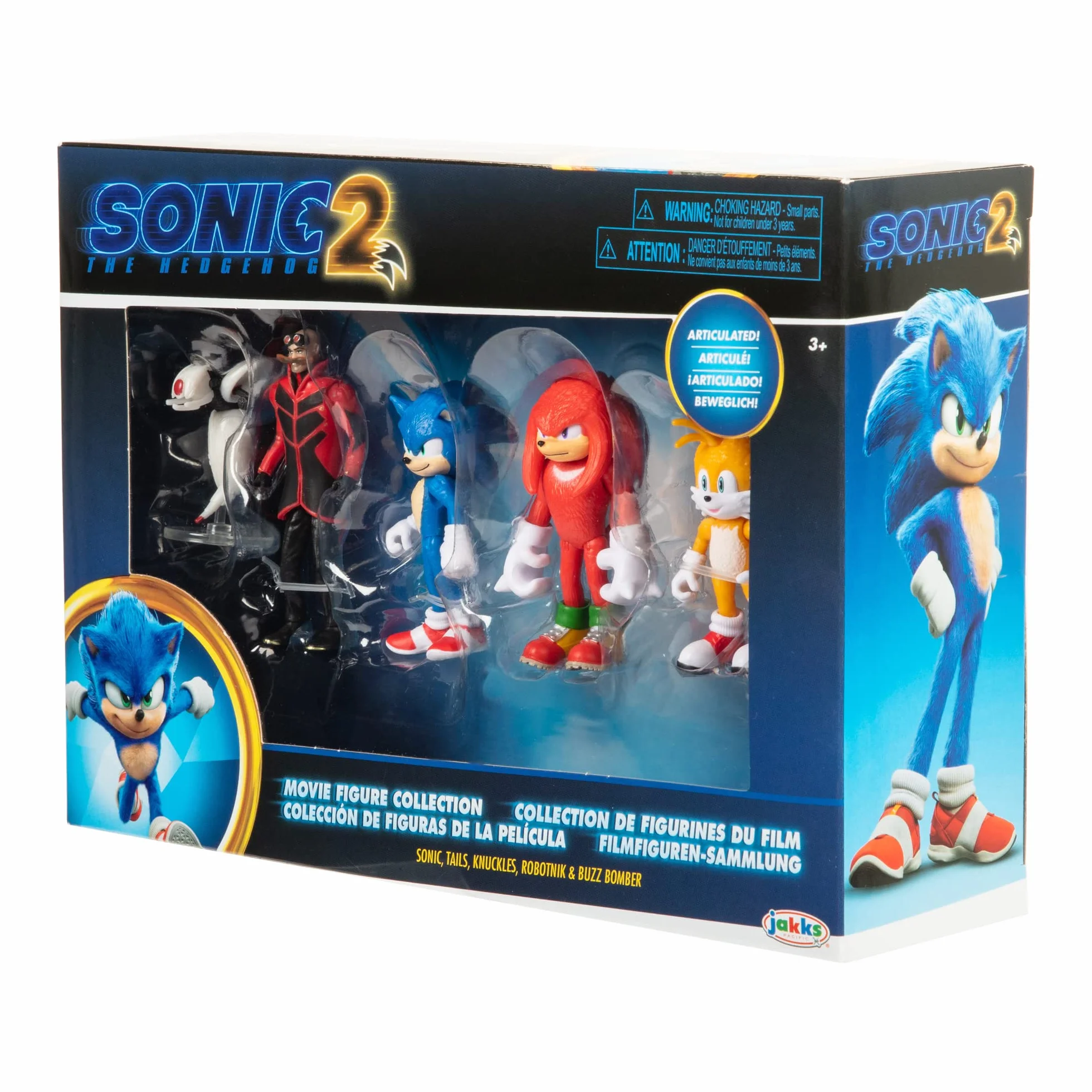 Sonic The Hedgehog Movie Zestaw Figurek, Wielokolorowy, Od 3 lat