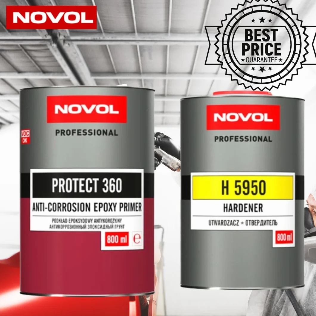 Novol Protect 360 epoksydowa farba podkładowa antykorozyjna 2K 1,6 l 1:1