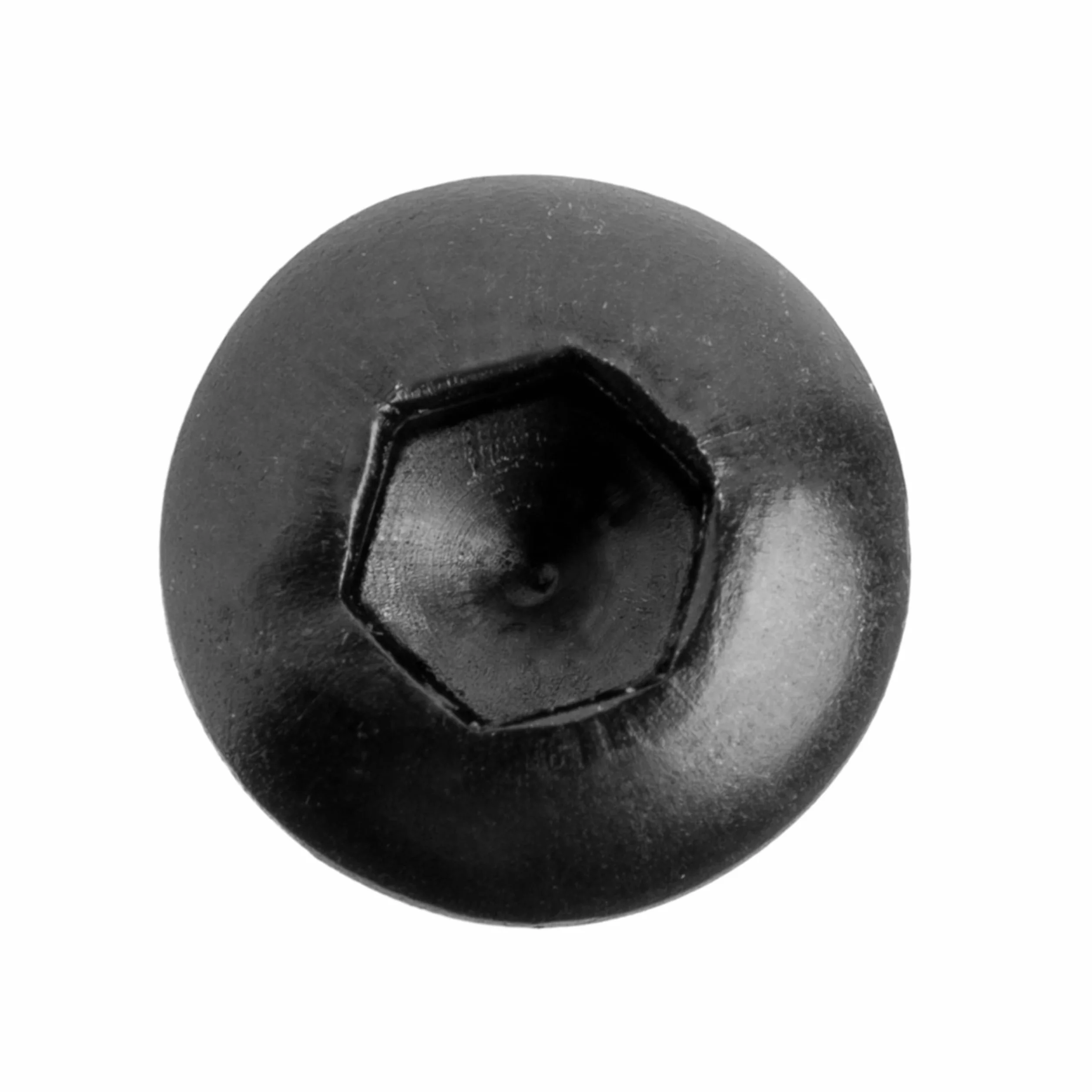 Śruba z łbem soczewkowym, 20 sztuk, M6 x 25 mm, Ø 12 mm, łeb z gniazdem sześciokątnym, w kolorze czarnym, metal odporny na narzędzia, śruby do owiewki motocykla, samochodu, skutera, śruby samochodowe z gwintem, zaciski