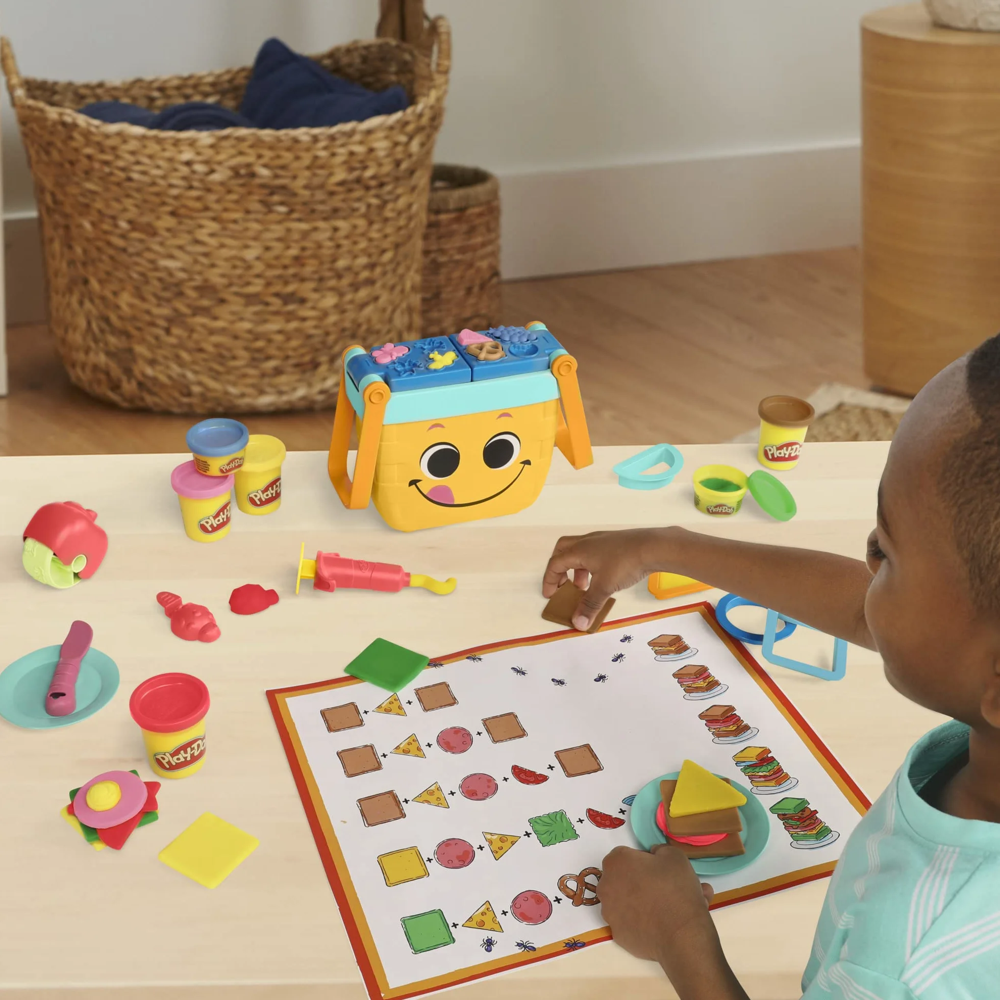 Play-Doh Zestaw startowy Play-Doh Piknikowe kształty, zabawki dla przedszkolaków