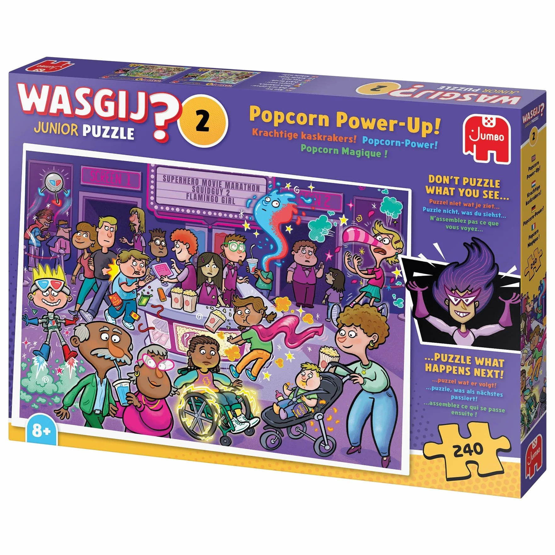 Wasgij Junior 2 - Popcorn-Power! (Puzzle 240 Teile)