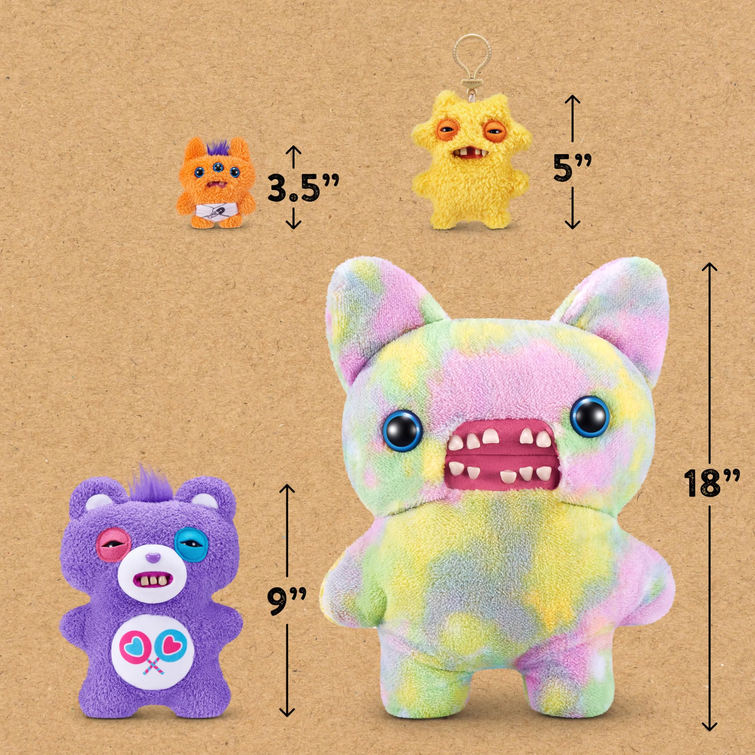 Seria FUGGLER 1-Care Bears Plus 23 cm (Share Bear)