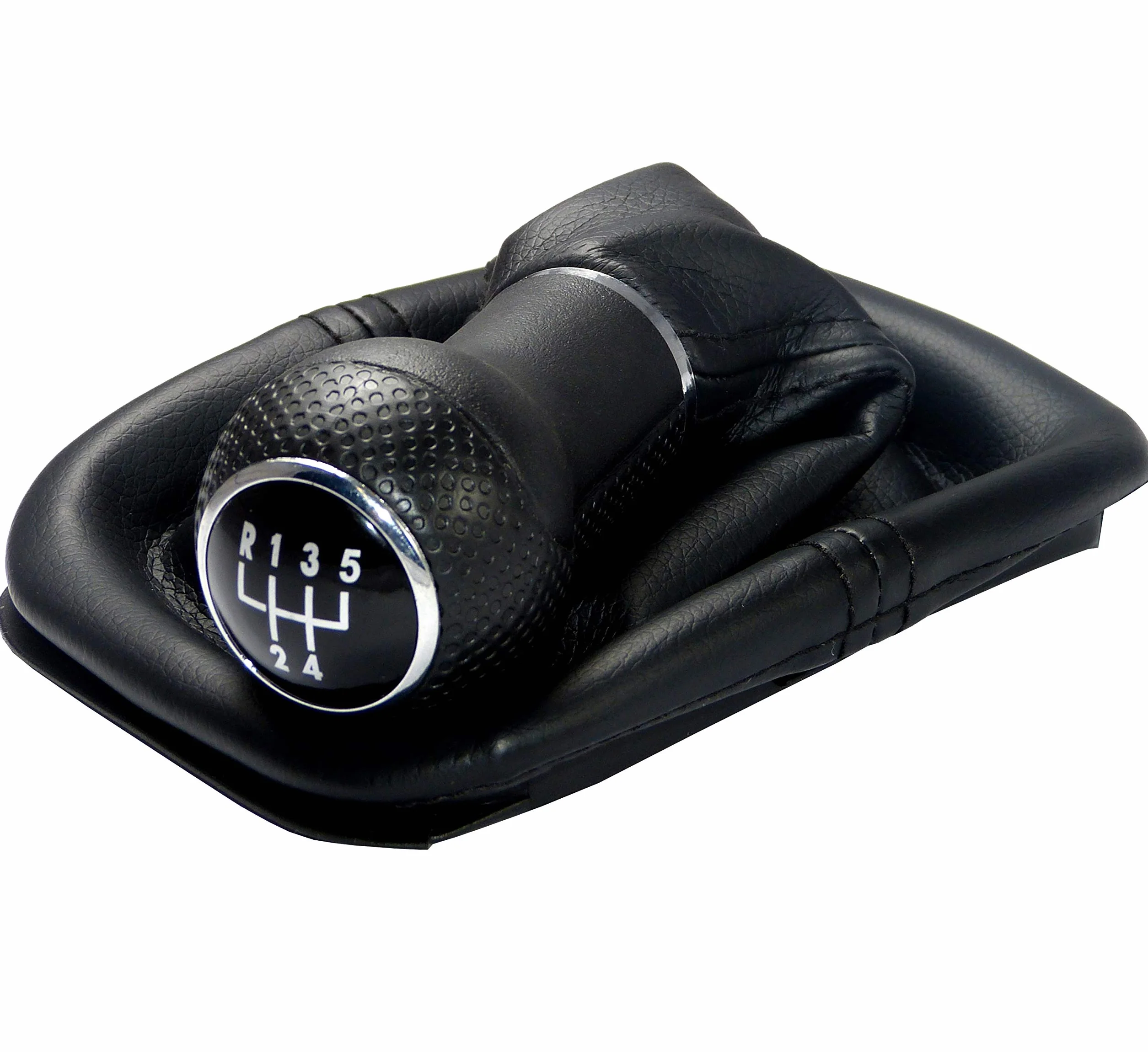 Mieszek zmiany biegów gałka do VW Golf 4 IV Bora 1997-2006 5 biegów czarny chrom 23 mm