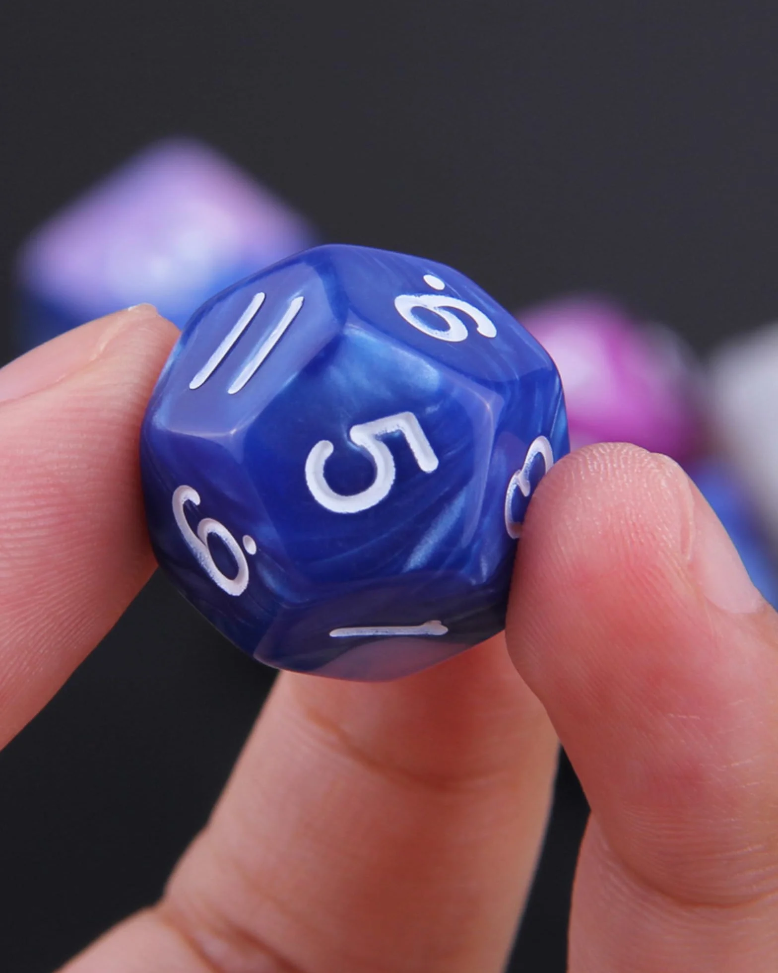 Wielościenne Kości RPG, 42 Sztuk – 6 Zestawy z torbą do przechowywania dla D&D, MTG oraz gier planszowych, Zawiera D20, D12, D8, D6, D4, D10 (0-9) i D10 (00-90)