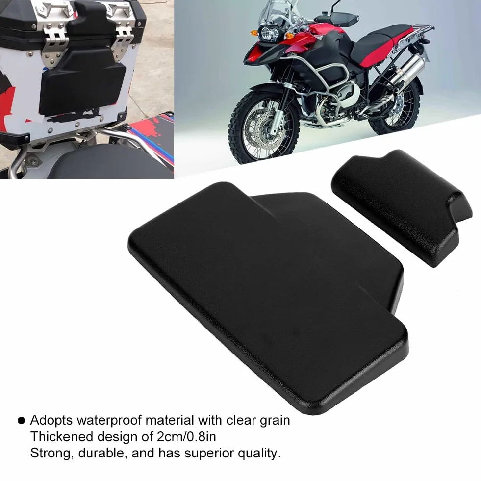 Tylna Podkładka Motocyklowa Oparcie Bagażnika Gumowa Akcesoria (czarny)