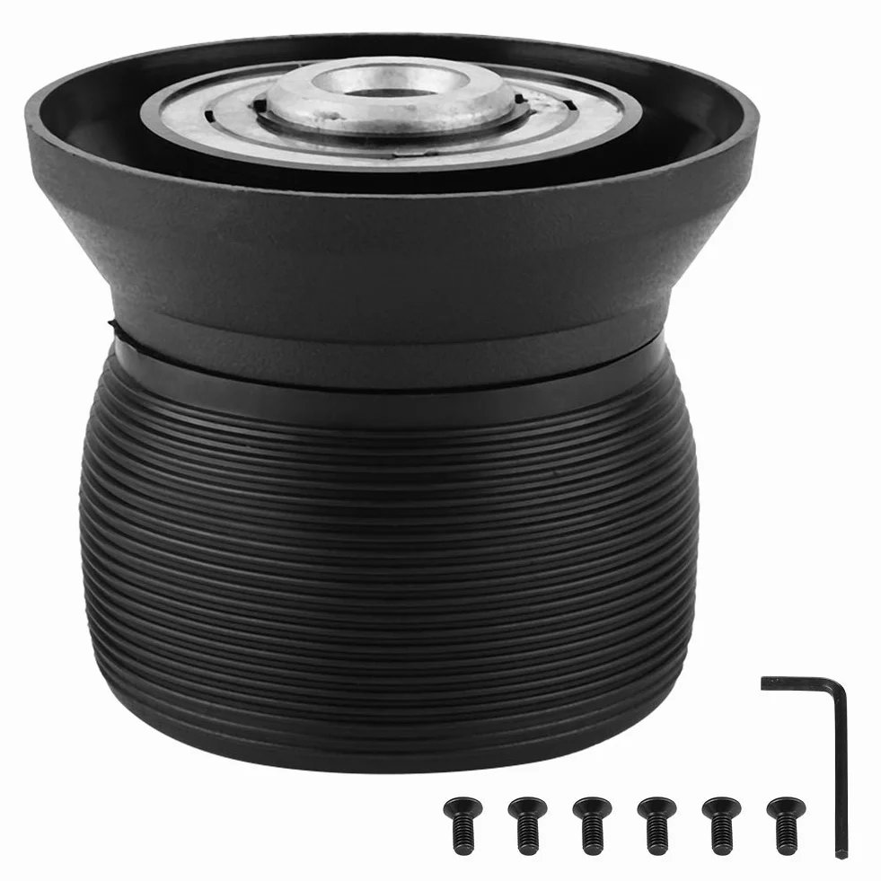 Dioche Piasta na kierownicę, adapter do piasty kierownicy, zestaw adaptera piasty koła zamachowego do W123 W124 W126 190E