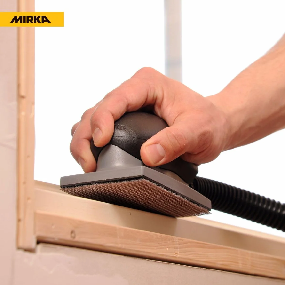 Mirka Abranet siatka ścierna 70x125 mm rzep/ziarnistość P240 / 50 szt/do szlifowania drewna, szpachli, lakieru, tworzyw sztucznych / 5414905025
