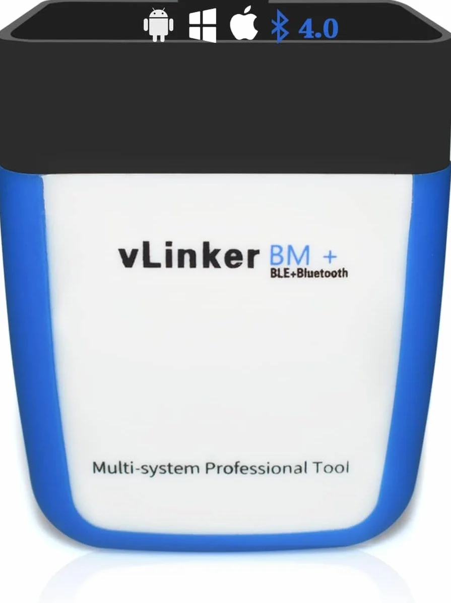 vLinker BM+ OBD2 Bluetooth Diagnostyczne narzędzie skanujące OBDII Skaner samochodowy dla iOS Android Windows BimmerCode