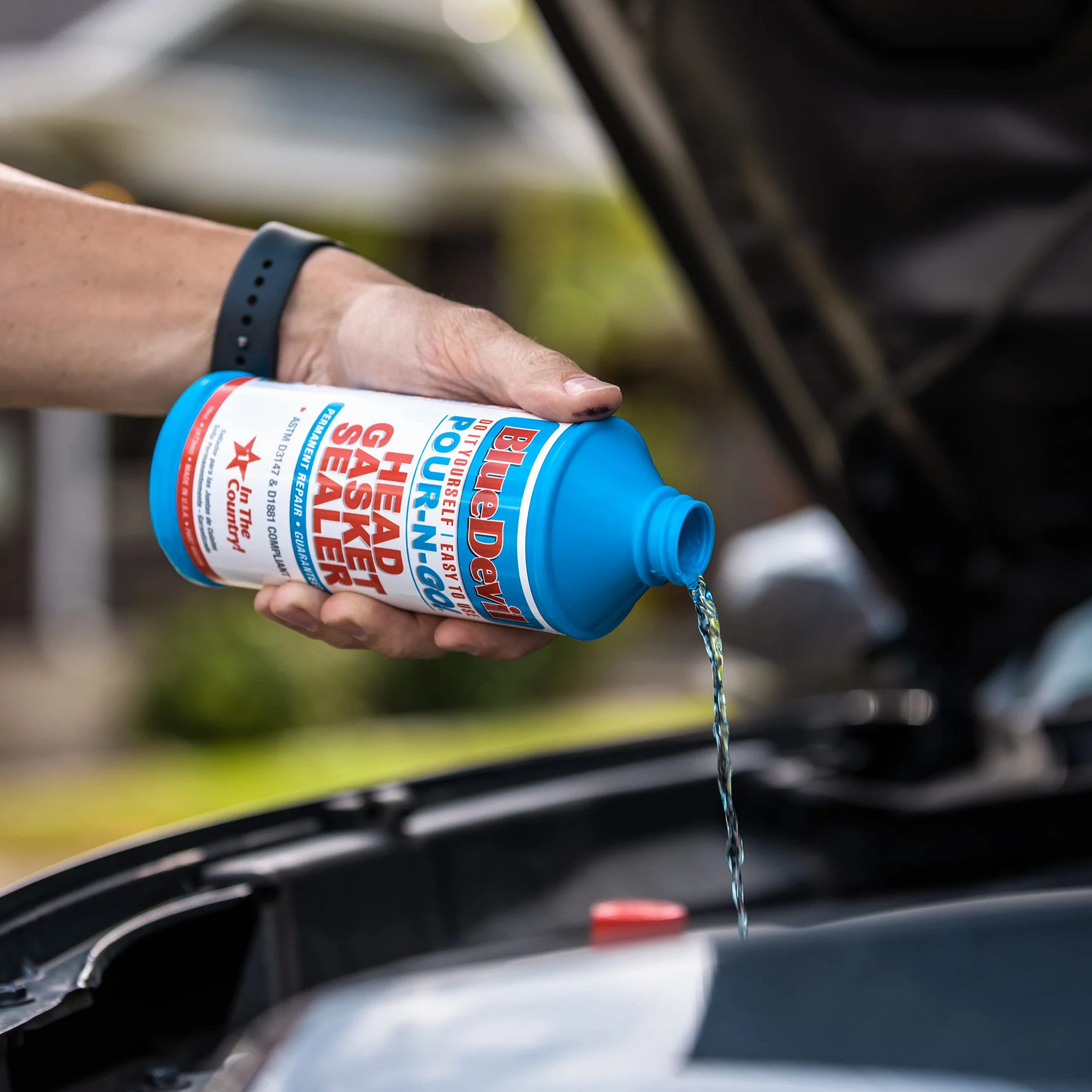 Środek uszczelniający, Blue Devil Pour and Go Head