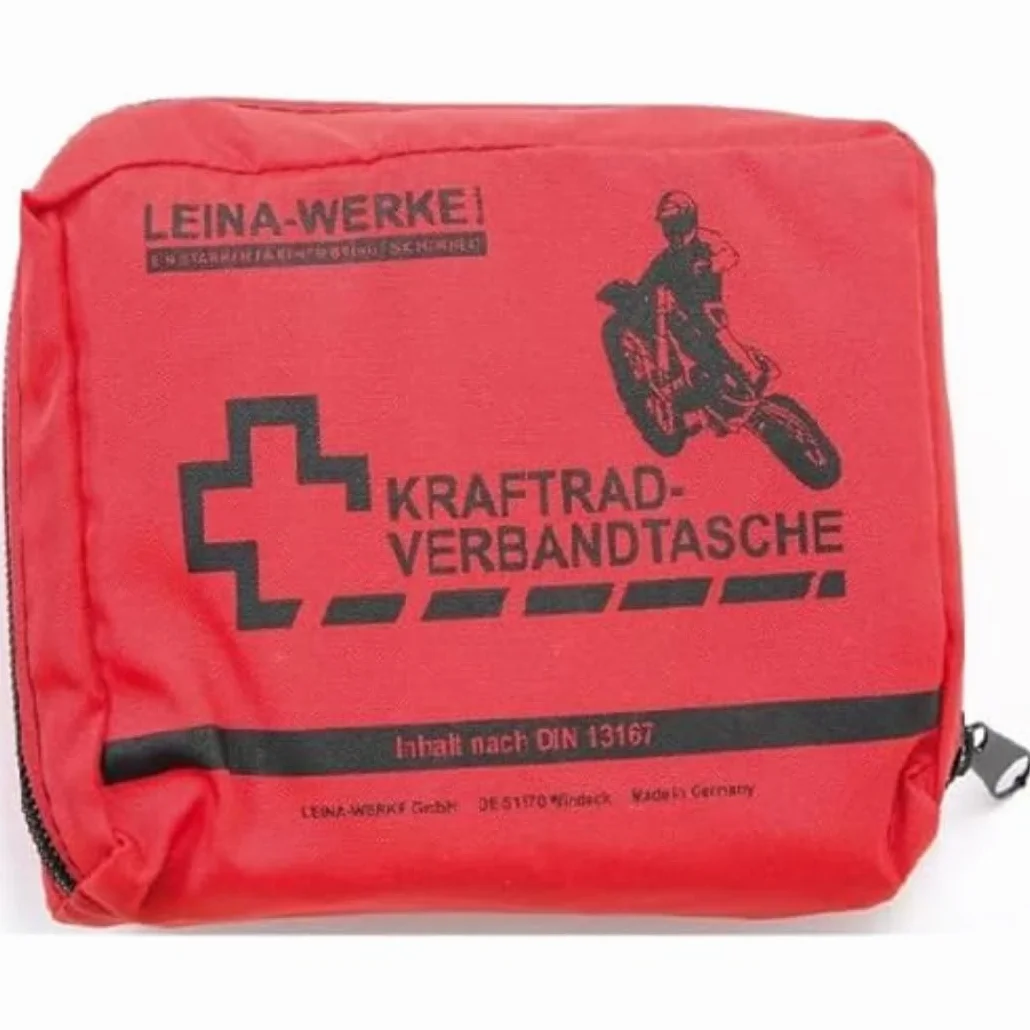 Leina-Werke 17008 Kraftrad-apteczka pierwszej pomocy typu II czerwony czarny
