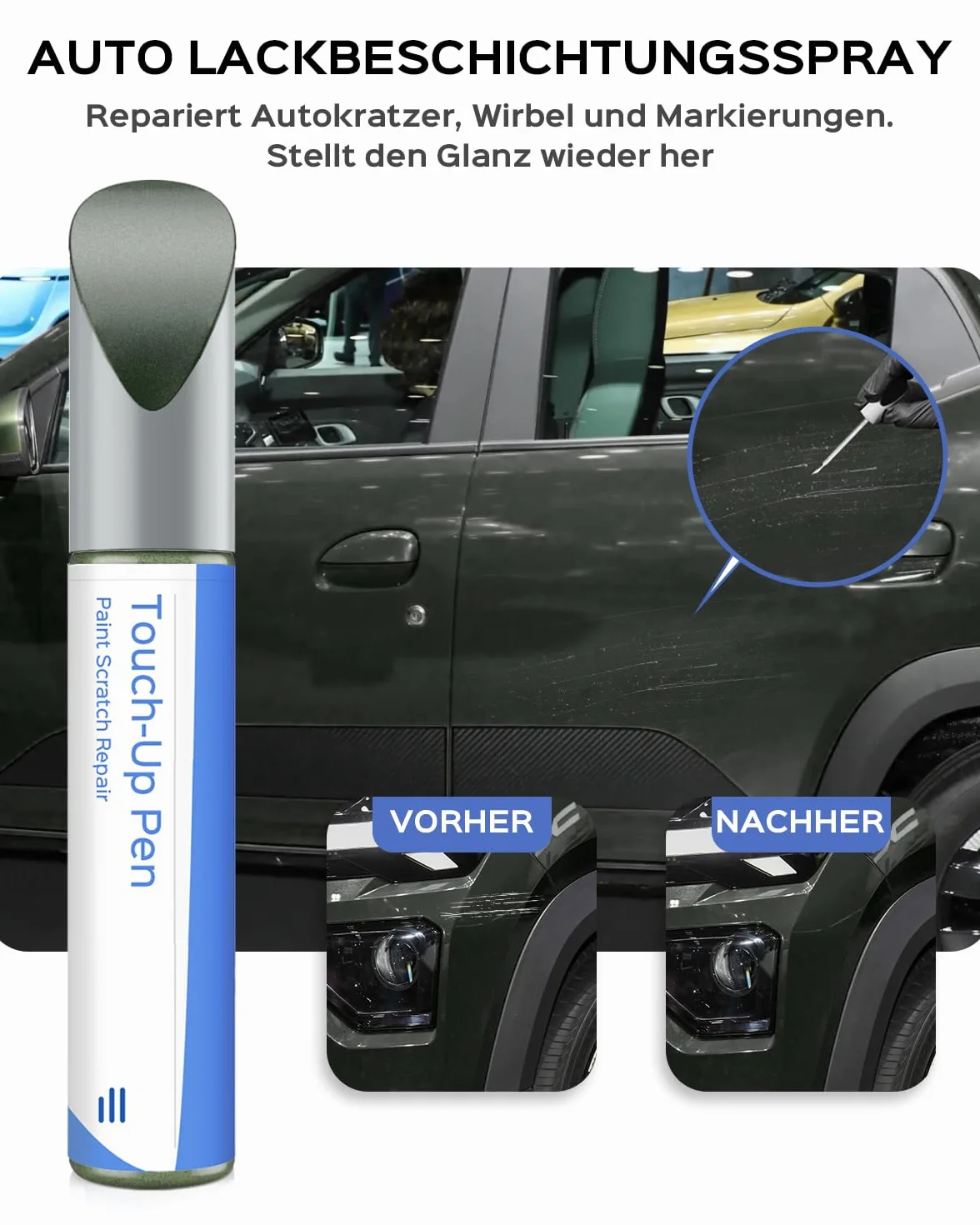 Farba korekcyjna Dacia Dusty Grey Metallic – dokładne dopasowanie do zarysowań i odprysków