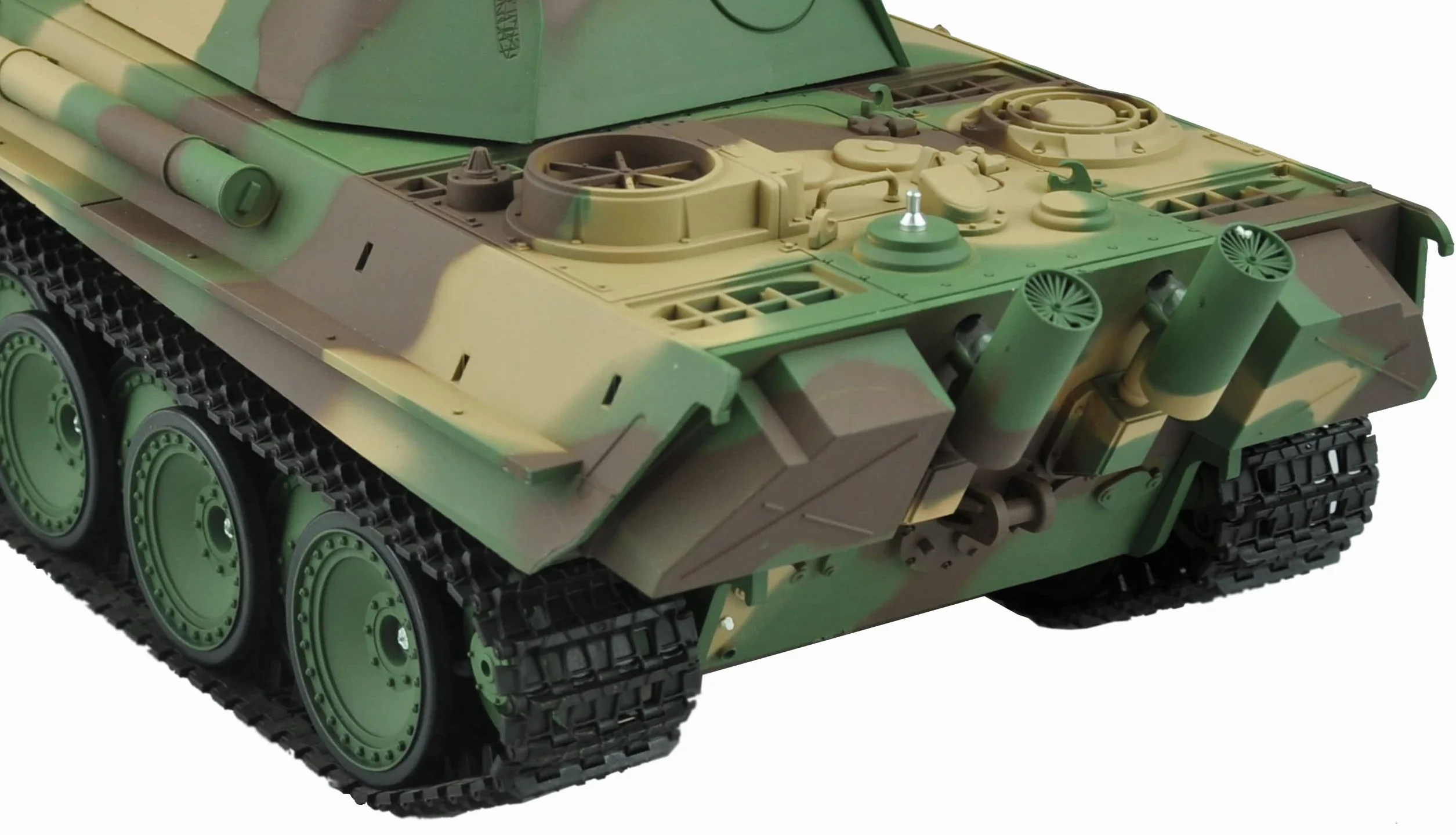 Amewi 23104 Panther G 1:16 Advanced Line IR/BB, dym i dźwięk, metalowa przekładnia, kolory maskujące