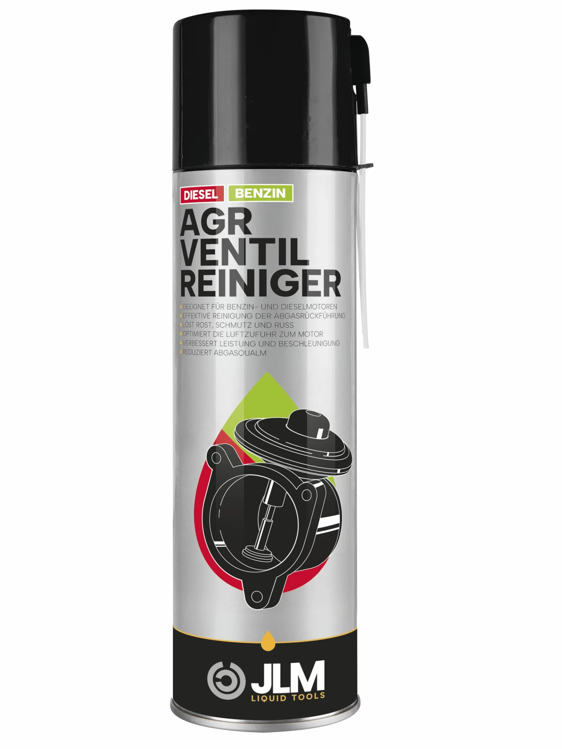 JLM J02712 Środek czyszczący zawór EGR Środek czyszczący przepustnicę System dolotu powietrza 500 ml