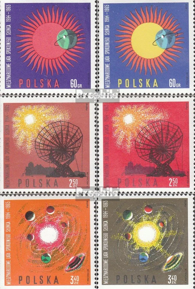 Polska 1606-1611 (pe?ne.Kwestia.) 1965 Pokojowe S?o?ce (Znaczki dla kolekcjonerów) Przestrzen