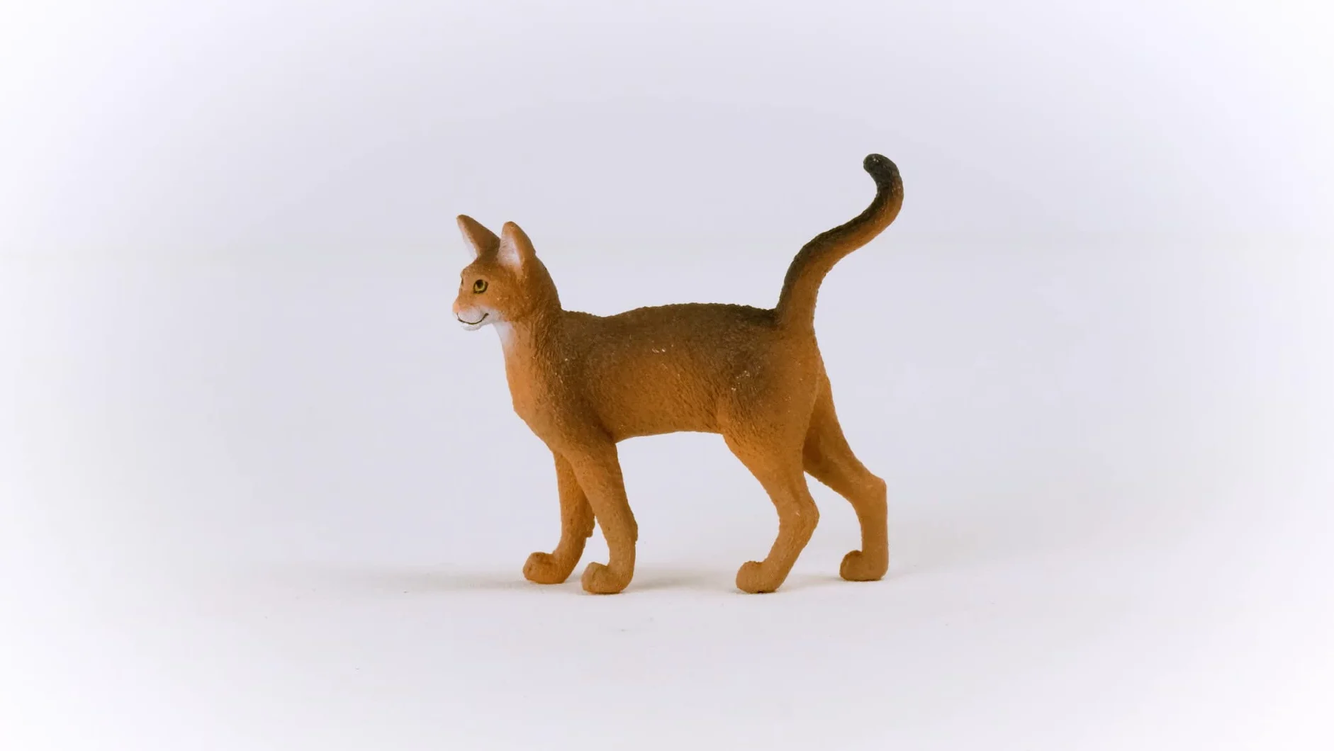 schleich FARM WORLD | Kot abisyński 13964 | Figurka kota | Szczegółowa figurka | Prezent dla dzieci | Od 3 lat | 6 × 2 × 5 cm