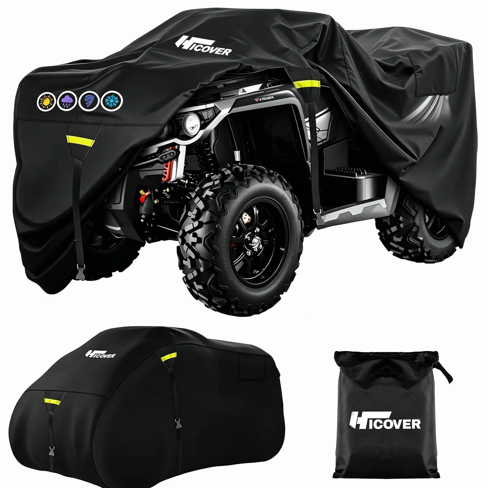 Pokrowiec na quada ATV 600D Heavy Duty wodoodporna