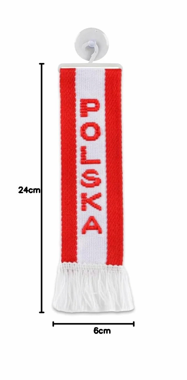 TRUCK DUCK® Samochód ciężarowy mini szal Polska mini szal proporczyk flaga flaga przyssawka lustro dekoracja