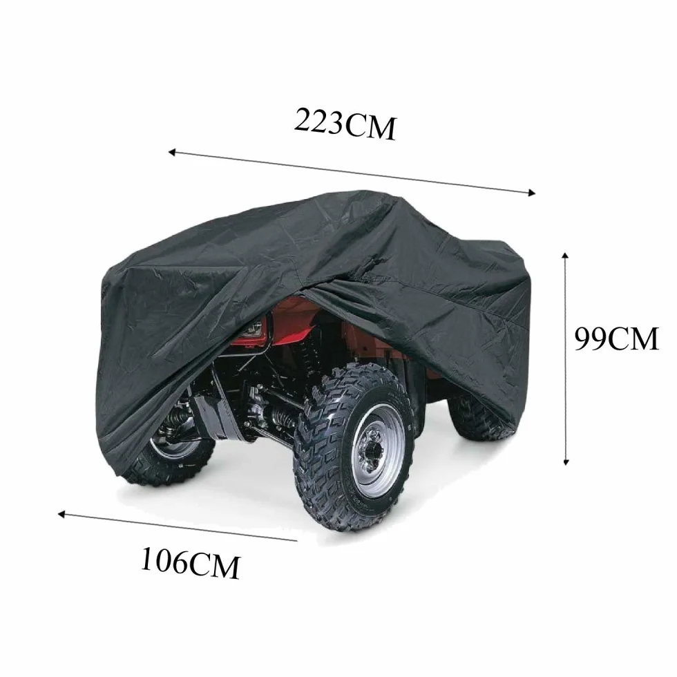 Pokrowiec na quada wodoodporny Delixike 223x106x99 cm Honda Polaris Yamaha Suzuki