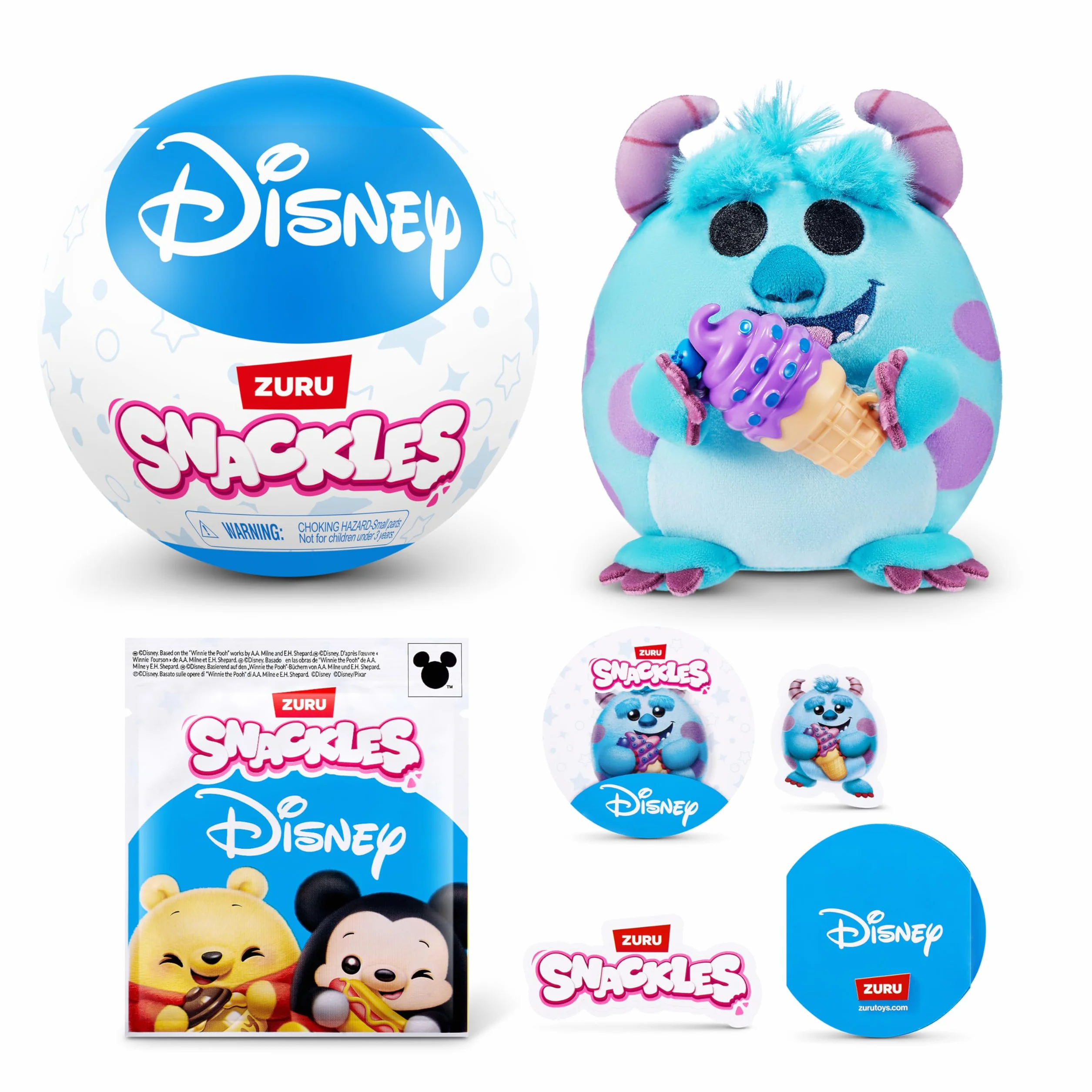 Snackles Disney Pluszowy (Asortyment kapsułek) 12 cm od ZURU