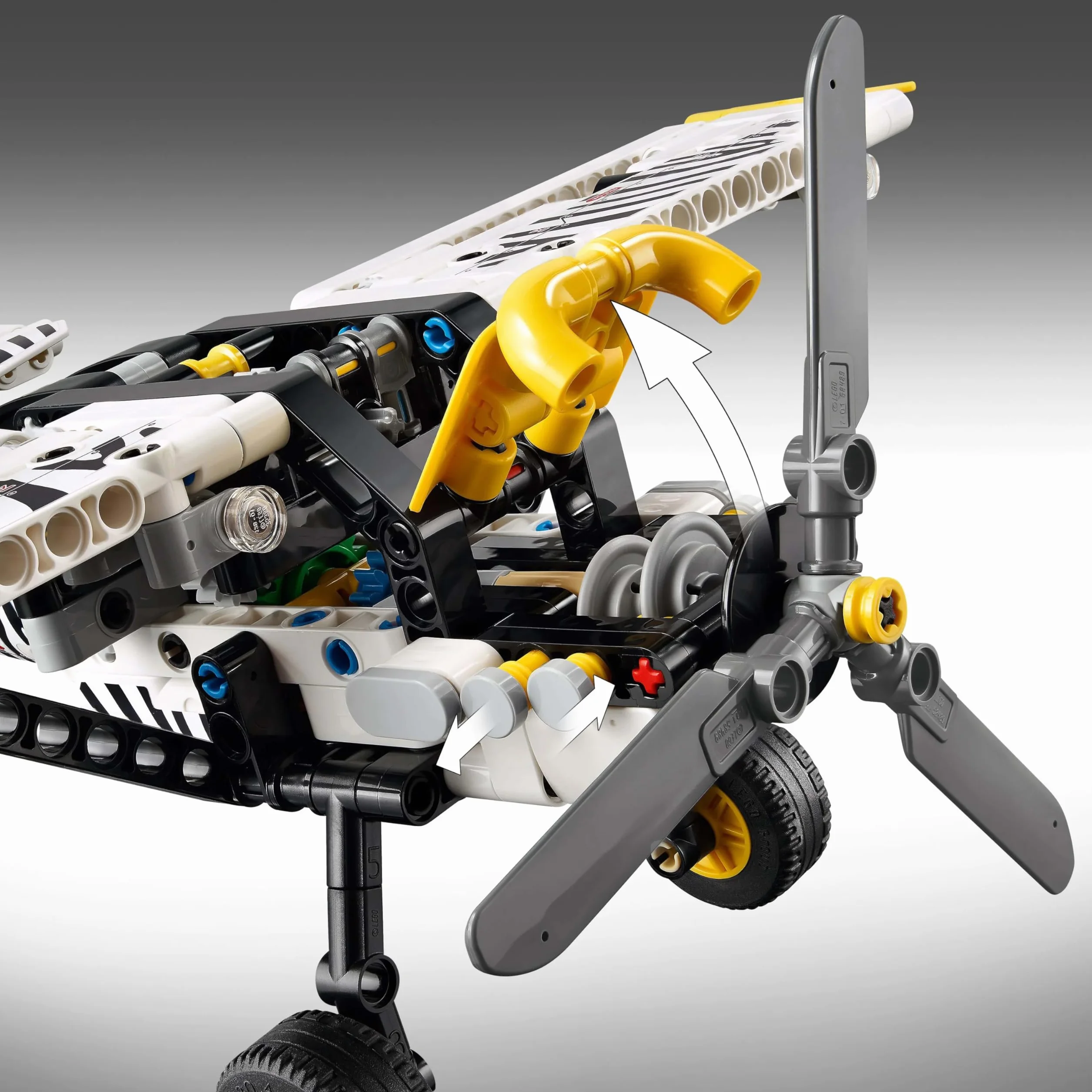 LEGO Technic Samolot Transportowy, Konstrukcyjna Zabawka dla Dziecka do Zbudowania i Odgrywania Ról, Model Pojazdu z Klocków, Kreatywny Prezent dla 8-latka, dla Chłopca i Dziewczynki, 42198