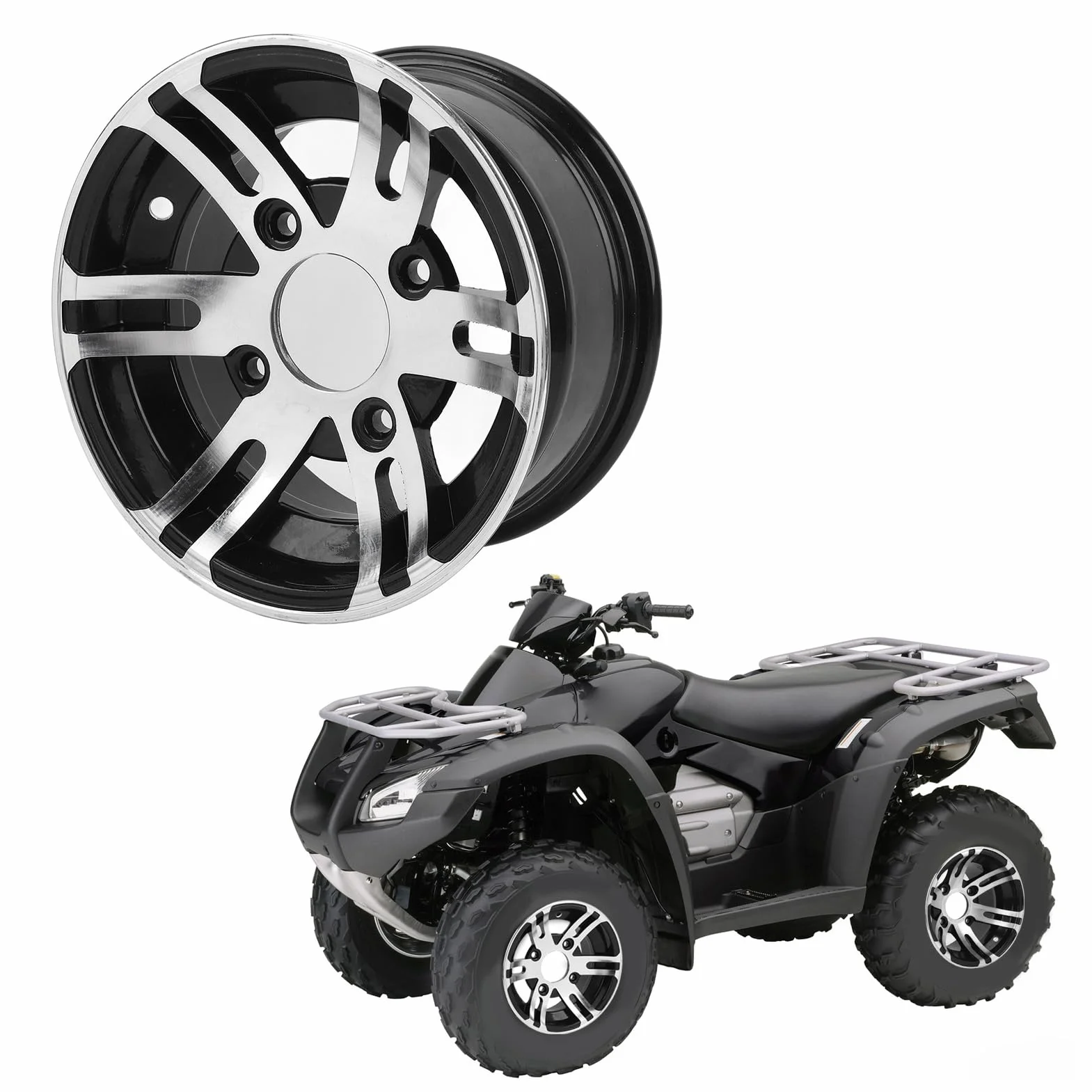 Felga ATV 10 cali Aluminium Uniwersalna Przednie Koło
