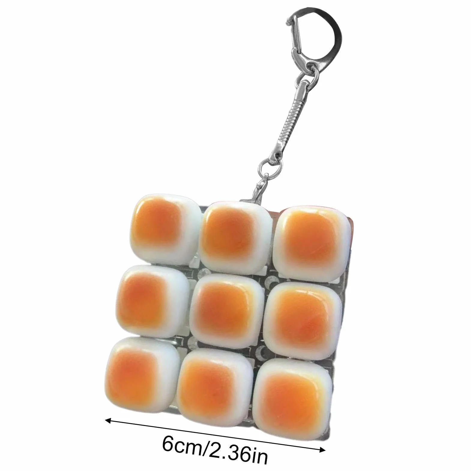Keyboard Fidget, Fidget Keyboard, Bread Keyboards Fidgets, Anti-Stress Toy, Stress Relief Keychain, Portable Fun Play Bread Keyboards For Kids Teens Adults Programmers
