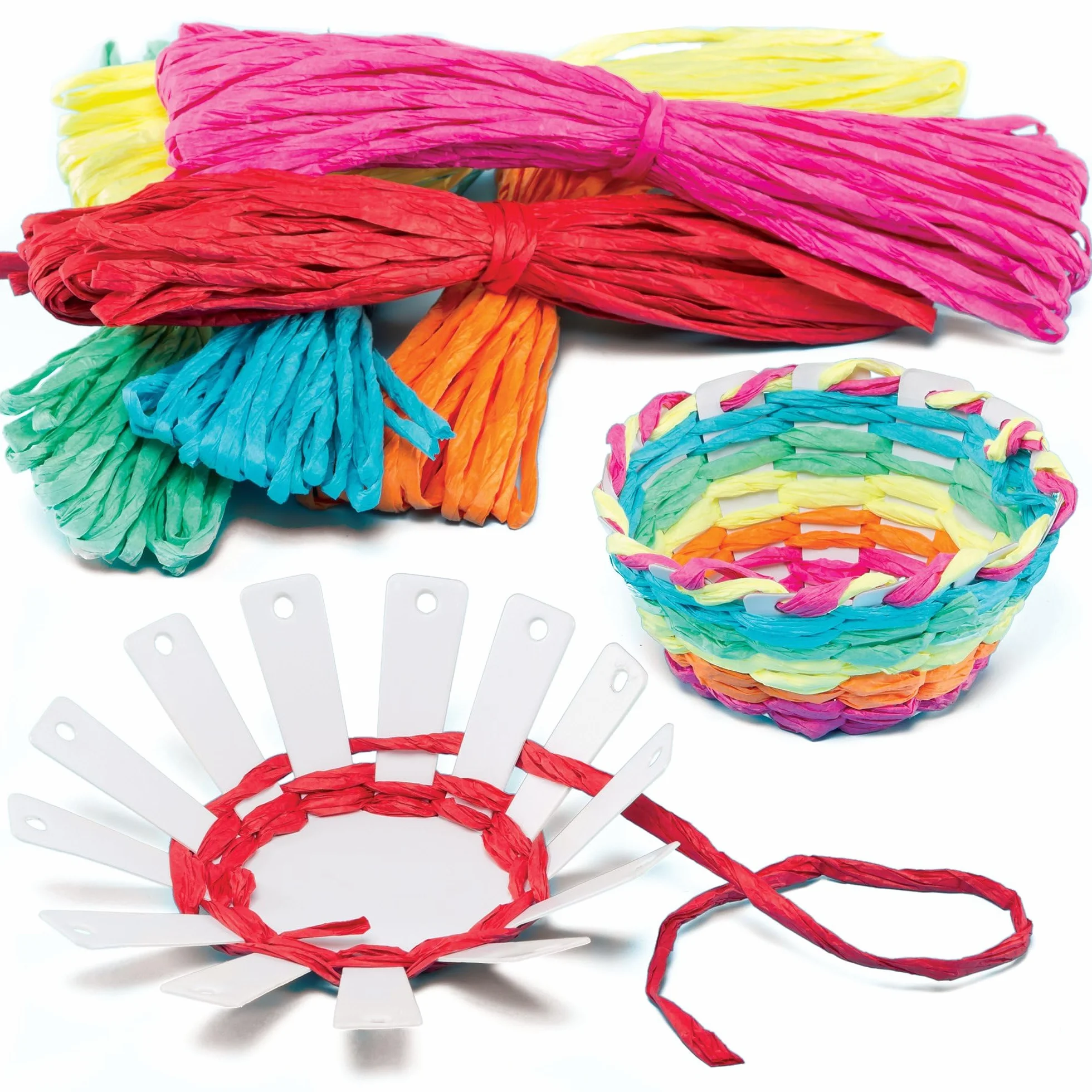 Baker Ross Zestaw splotów, różne kolory, 10 cm, plastik, zestaw 4 szt