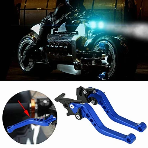 Akozon yzf 250 dźwignie hamulca i sprzęgła, gz125 dźwignia hamulca i sprzęgła, dźwignia sprzęgła snapback, dźwignia sprzęgła do niebieskiego motocykla, dźwigni sprzęgła i hamulca, niebieska dźwignia sprzęgła