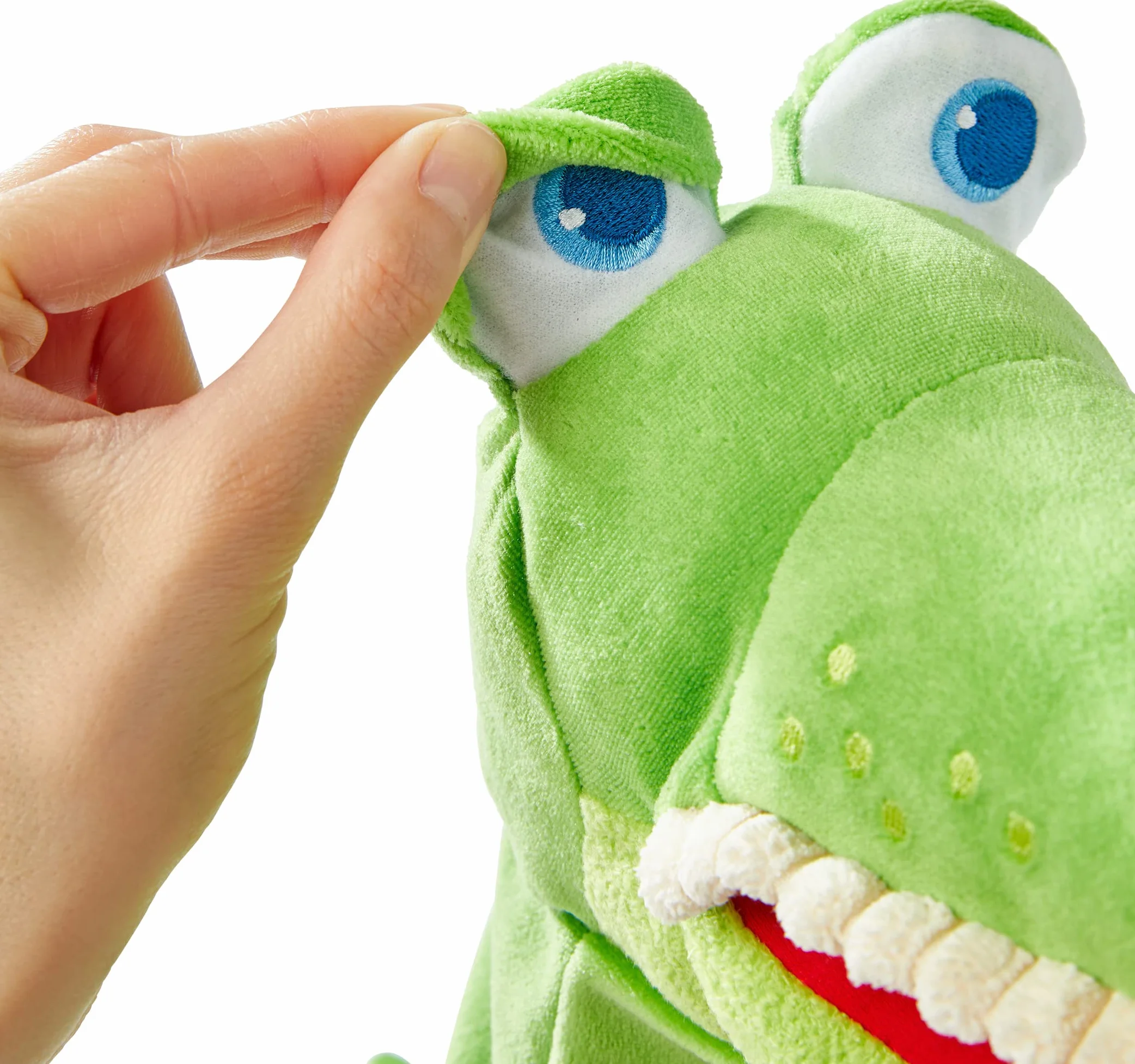 Handpuppe Allesfresser Kroko