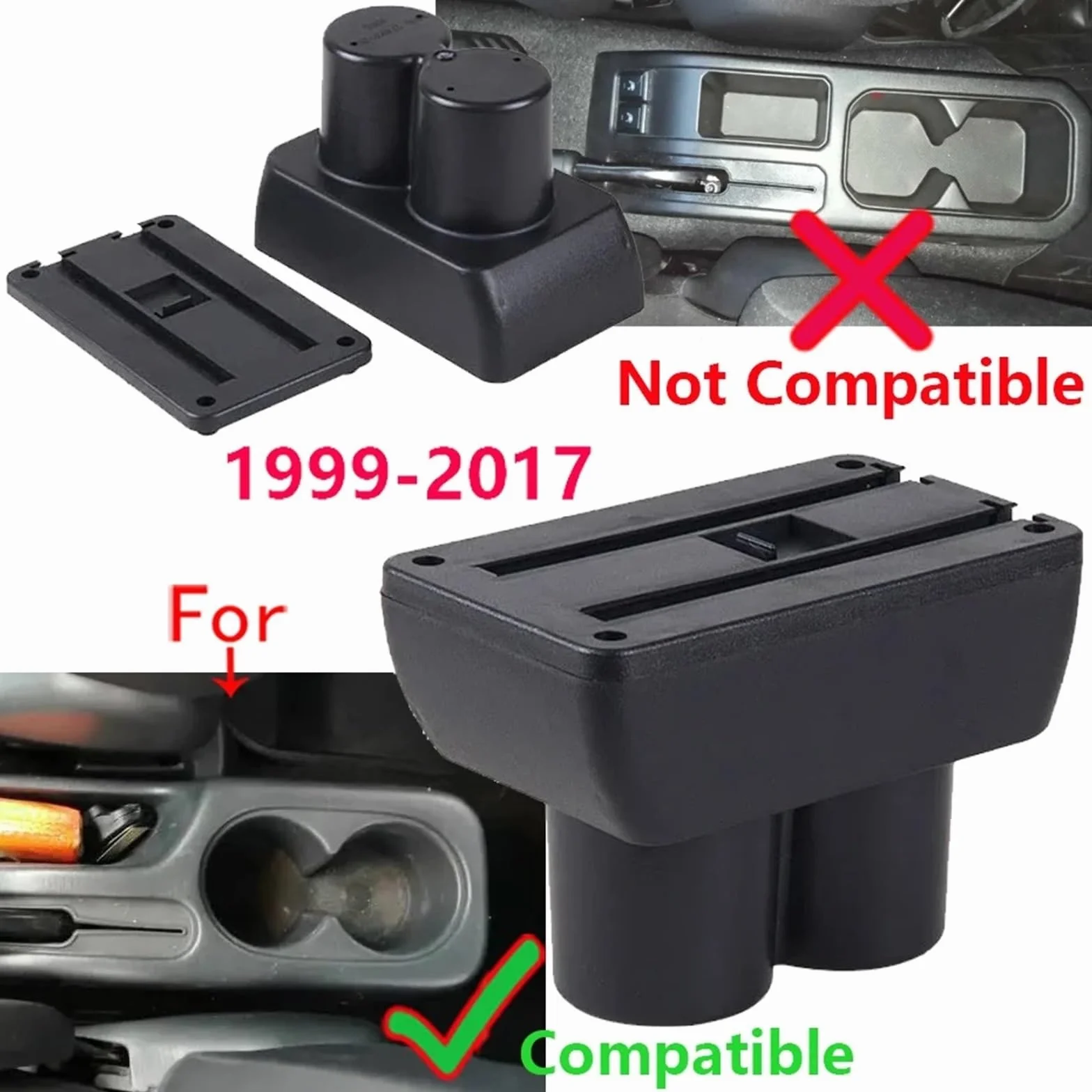 Armsteun Richter Bush Skrzynka Podłokietnika Pasuje Do Suzuki Jimny JB23 JB43 Podłokietnik Samochodowy 1999-2017 Części Do Modernizacji Skrzynia Do Przechowywania Ramienia(B2 Black line 3USB)