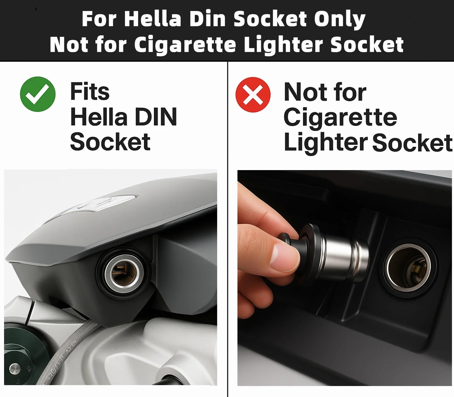 Hella Cliff Top adapter podwójny standardowy do zapalniczki samochodowej przedłużacz kabla
