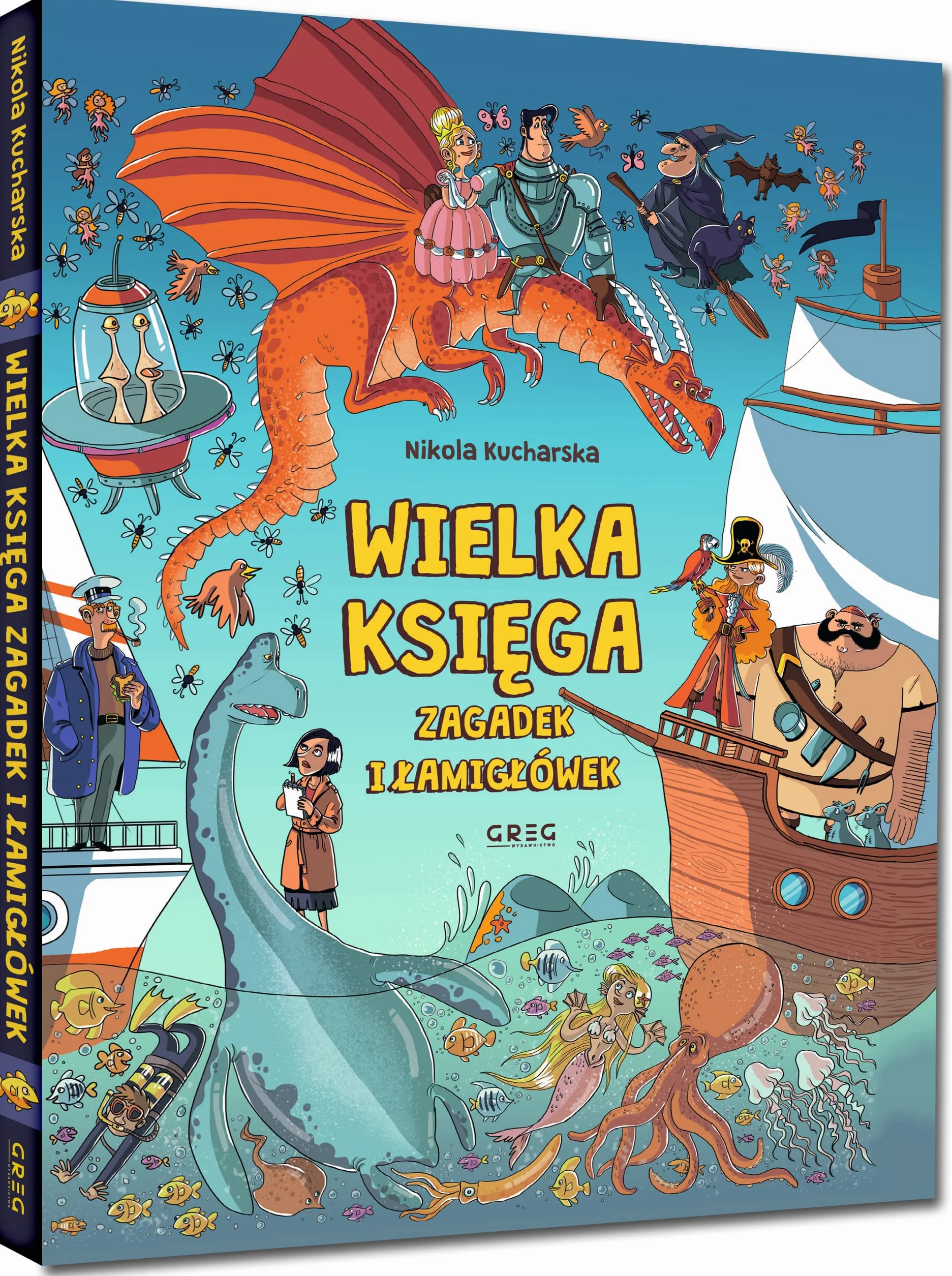 WIELKA KSIĘGA ZAGADEK I ŁAM./GREG/