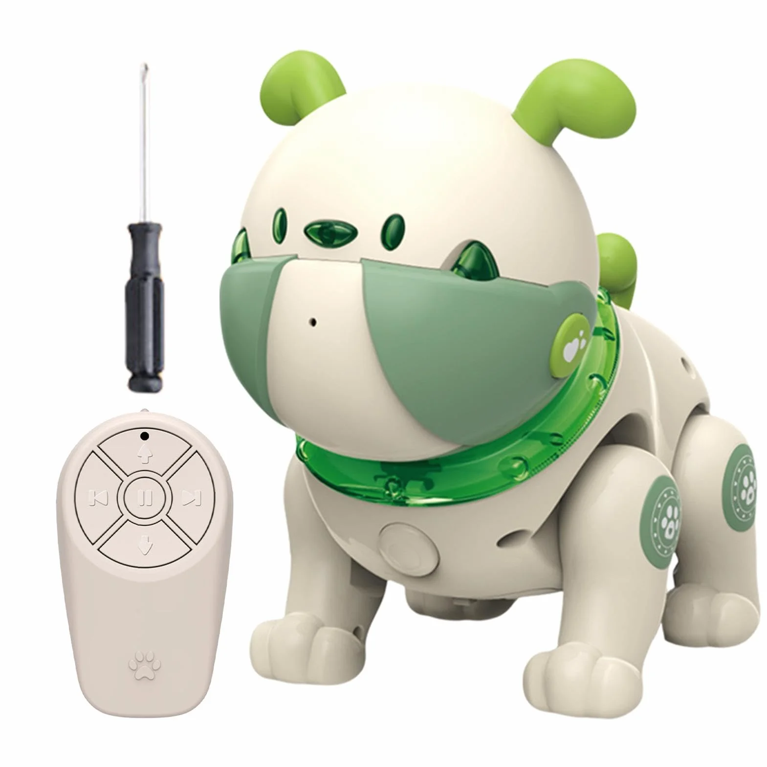Children Intelligent Robotic Dog, Children Remote Control Robot Toy Dog, Early Learning Toy, Smart Touch Sensing Animals Backyard, Singing Robot Dog, Easy To Use, Portable for Boys Girls