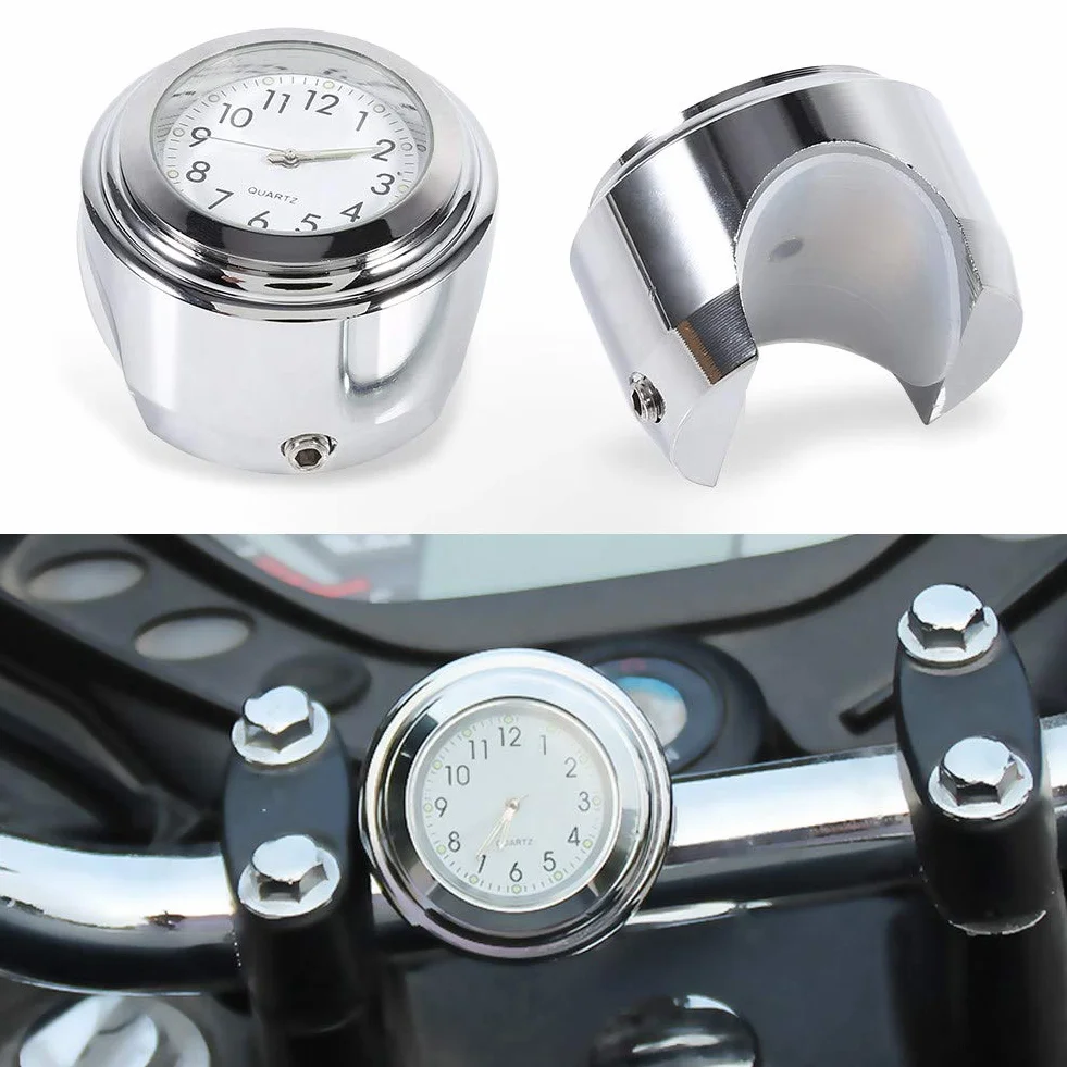 Uchwyt na Kierownicę do Zegarka Motocyklowego 7/8" 1" Tbest Biały