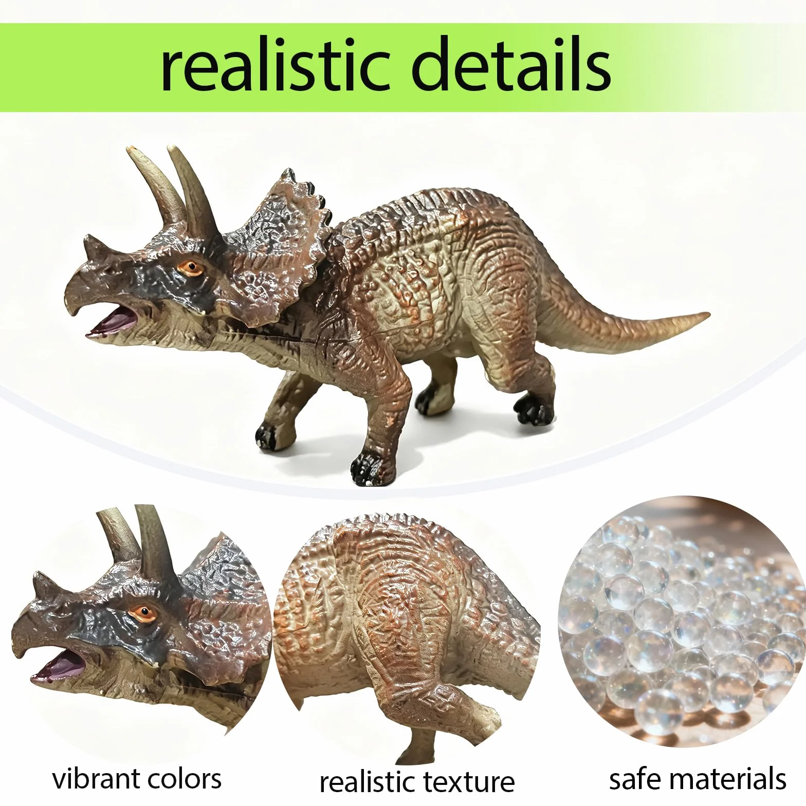 Zestaw 12 zabawek dinozaurów, realistyczne figurki dinozaurów dla dzieci, wierne modele od 3 lat, fanów dinozaurów, Tyranozaur Rex, Giganotozaur