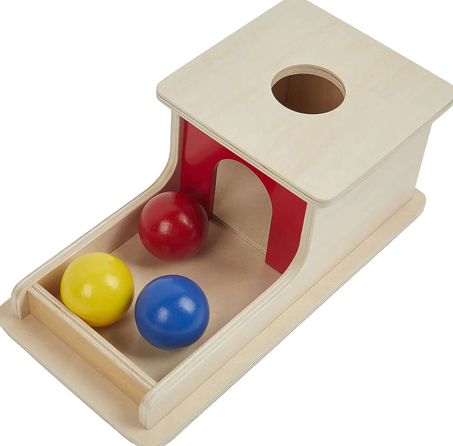 YAANI Jumbo Object Permanence Box – zabawki Montessori dla niemowląt w wieku 6-12 miesięcy, sensoryczne zabawki dla niemowląt w wieku 6 miesięcy, zabawki dla małych dzieci w wieku 1 roku, zabawki
