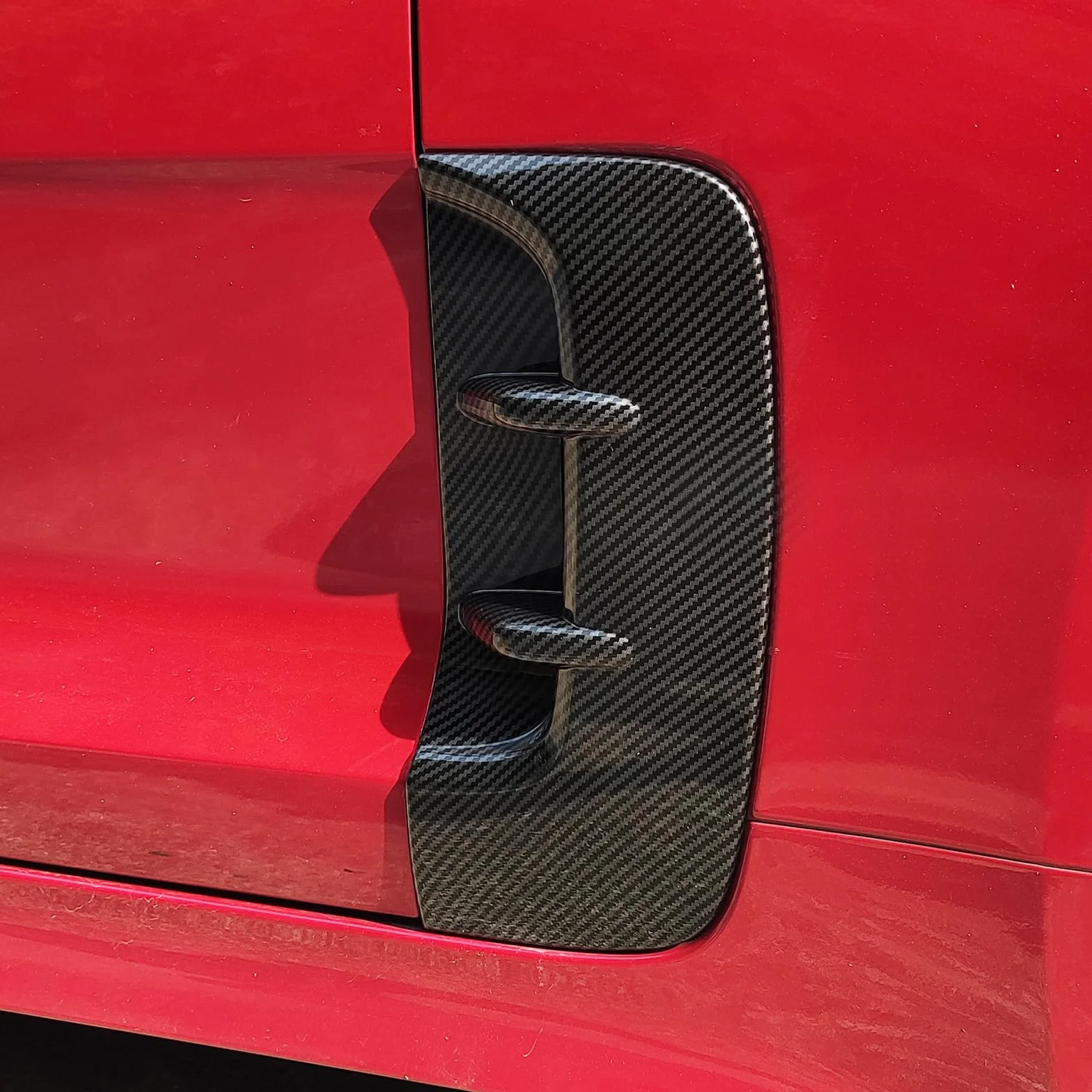Youtoocar osłony bocznego błotnika do Kia Stinger 2018-2023 wzór z włókna węglowego