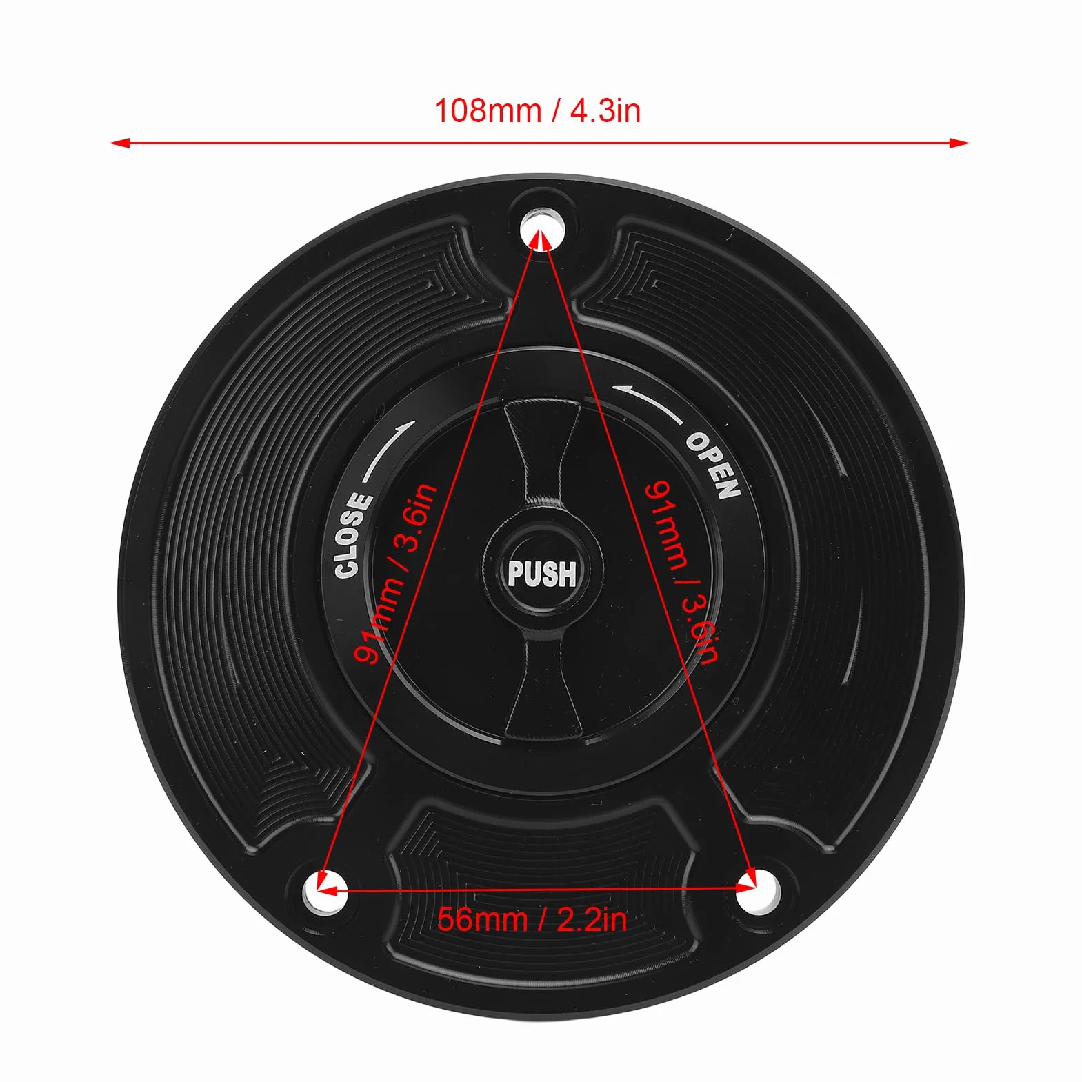 Bediffer Pokrywa Zbiornika Paliwa Motocykla ze Stopu Aluminium dla 400R 650R ER-6F ER-6N VN 650 Vulcan S