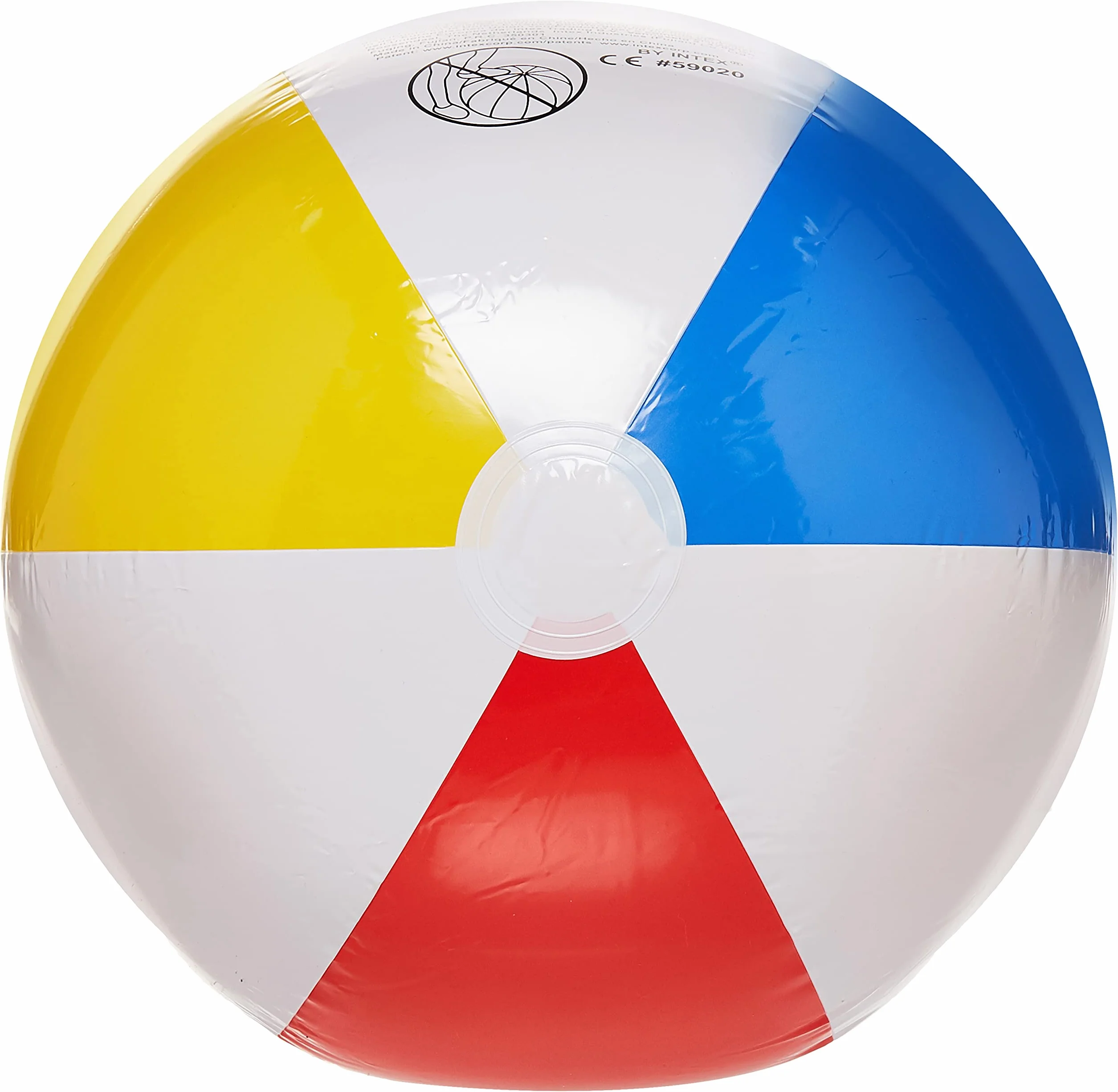 Intex Glossy Panel Ball – nadmuchiwana piłka wodna/piłka plażowa – średnica 51 cm