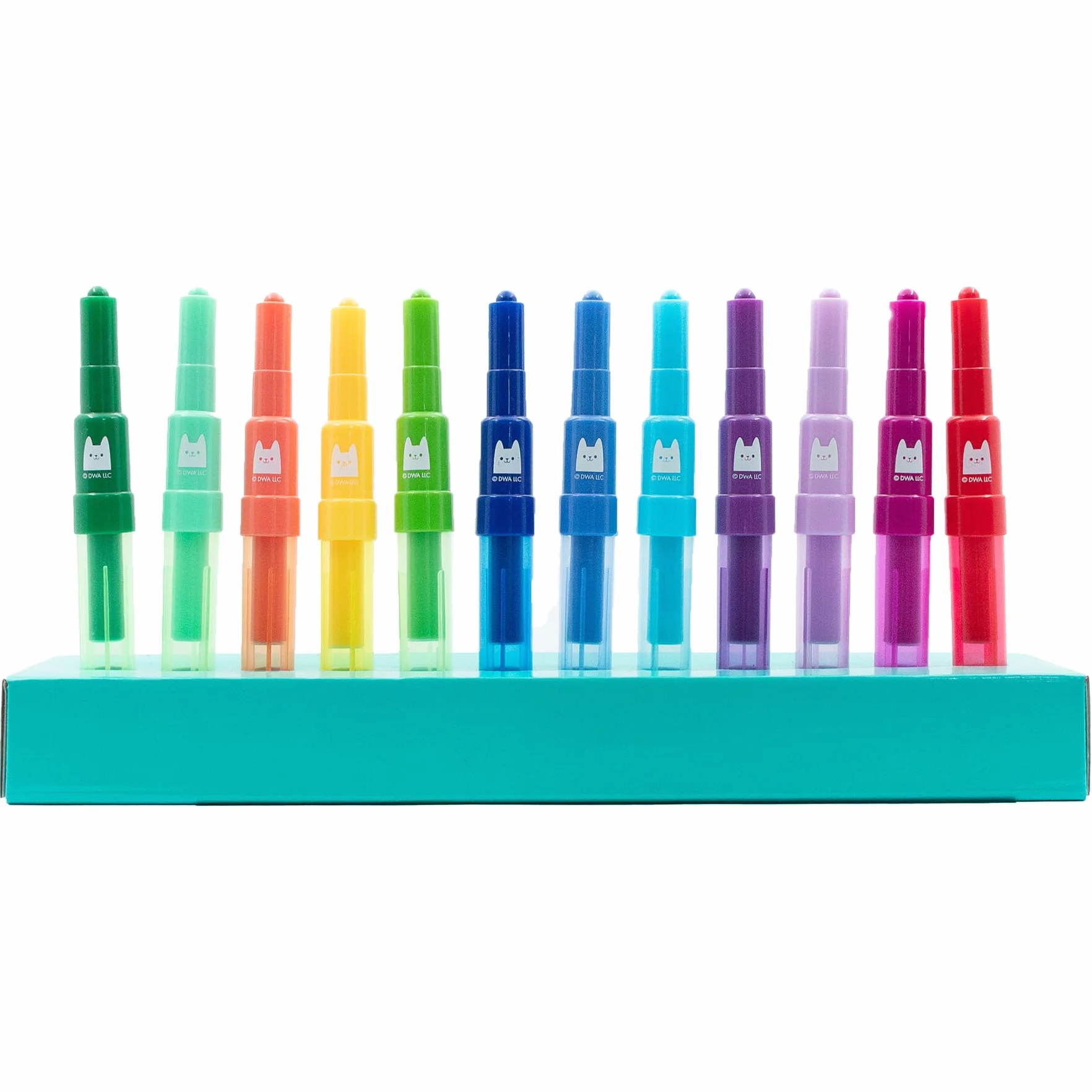 Gabby's Dollhouse - Zestaw pisaków w sprayu – kredki dla dzieci – zestaw do malowania z kolorowymi kredkami i szablonami do malowania, 1 stück (1er Pack), GD23368, wielokolorowa
